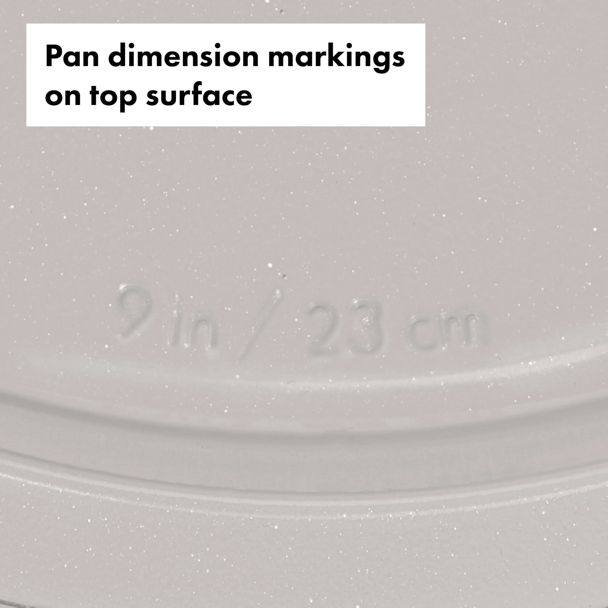 OXO Good Grips Non-Stick Pro Ceramic Coated Metal Bakeware 9” Round Cake Pan – Storm Blue - Image 3