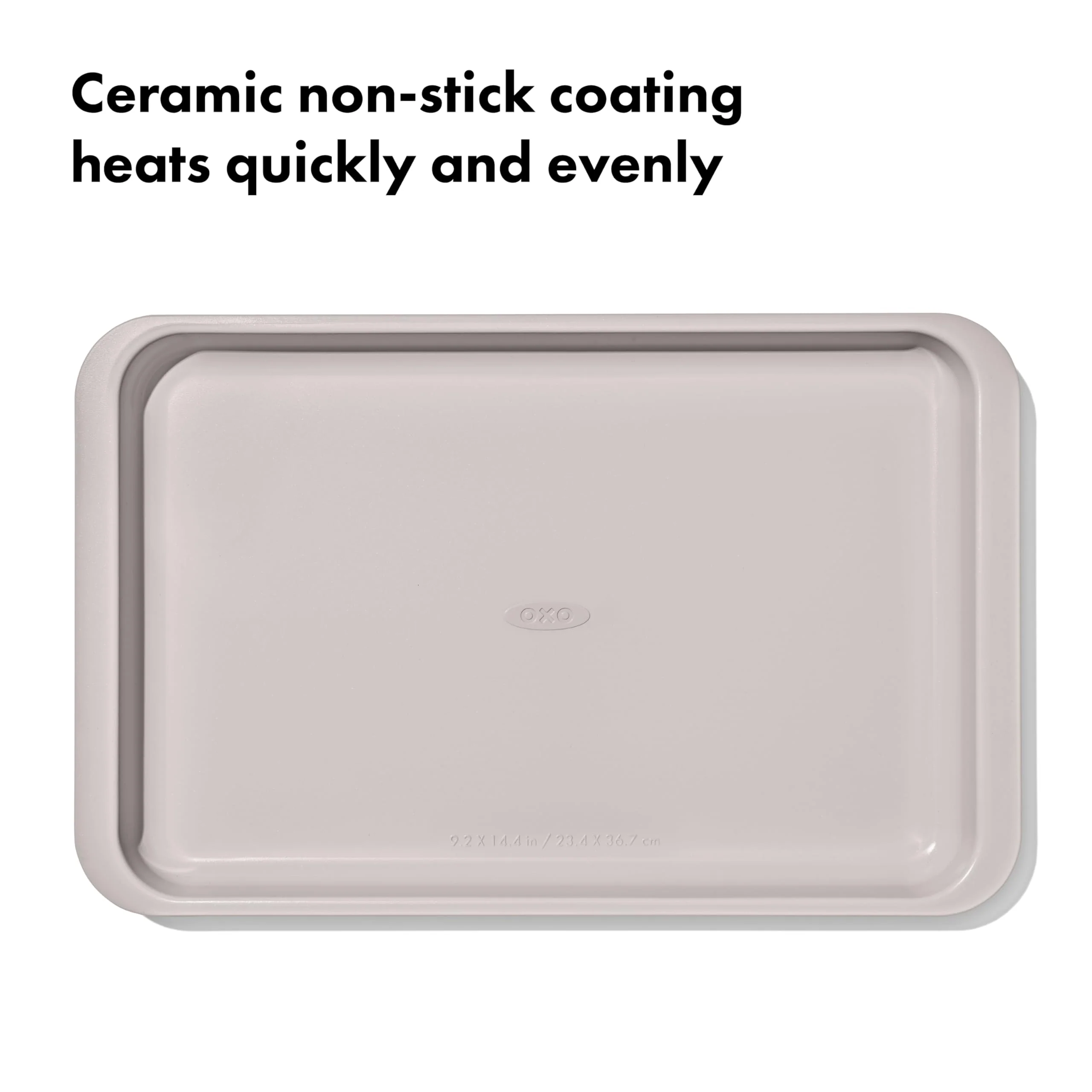 OXO Good Grips Non-Stick Pro Ceramic Coated Metal Bakeware Jelly Roll Pan – Storm Blue - Image 6