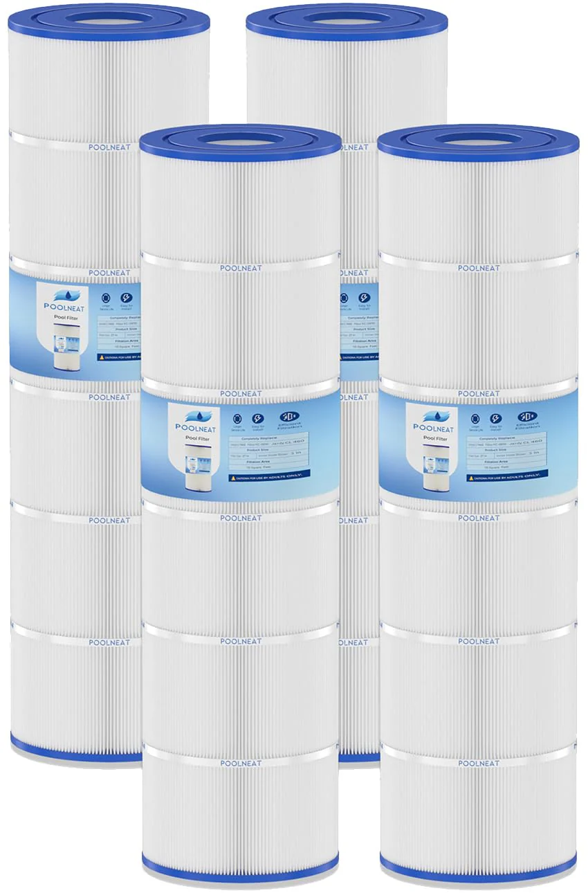 PA106-PAK4 Pool Filter Replacement for Hayward C4030,C4020,C4025,Unicel C-7488,PA106,FC-1226,CX880XRE,C4020,Ultral-A1,FC-6430,106Sq. ft,4Packs - Image 2