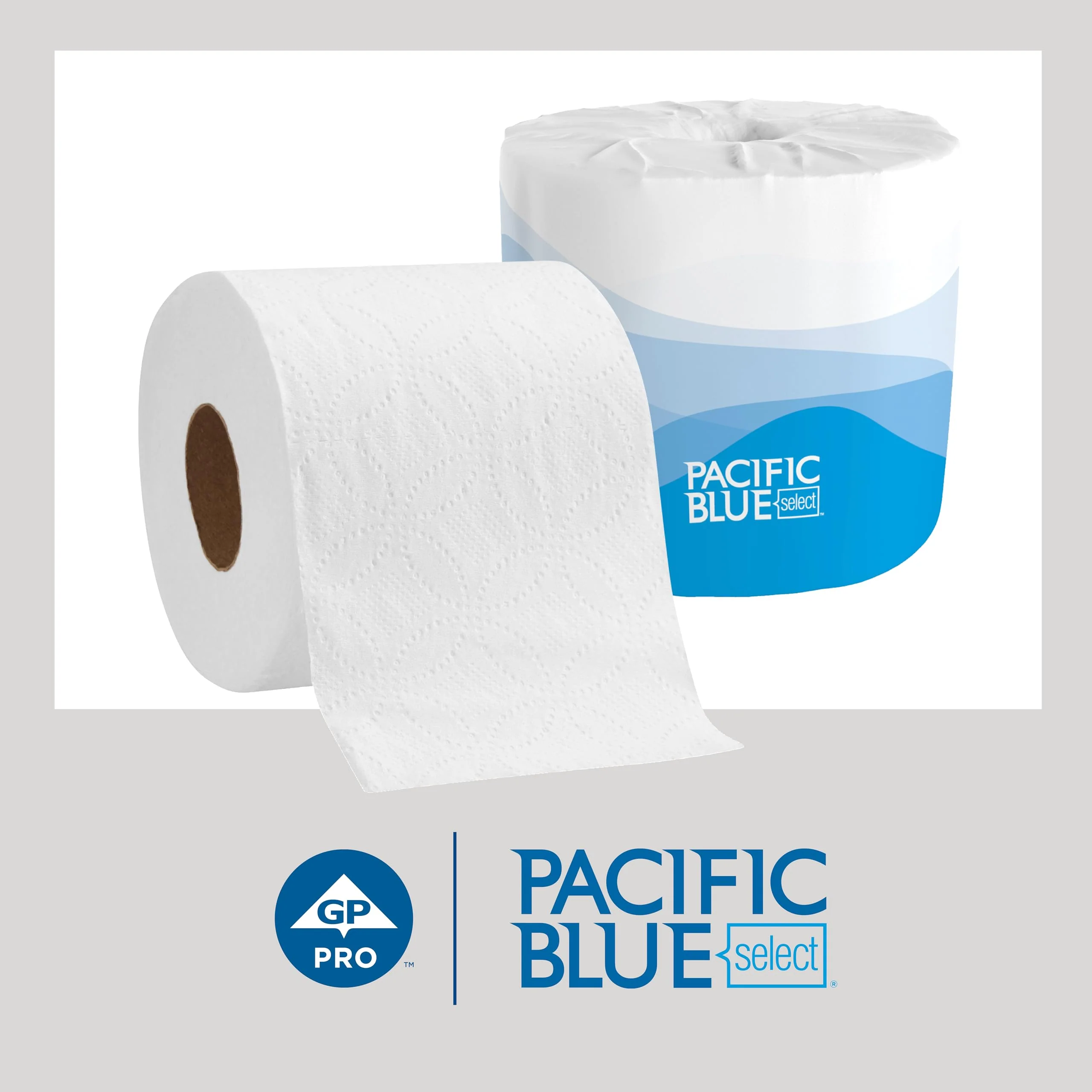 Pacific Blue Select Standard Roll 2-Ply Embossed Toilet Paper by GP PRO (Georgia-Pacific), 18280/01, 550 Sheet Per Roll, 80 Rolls Per Case - Image 11