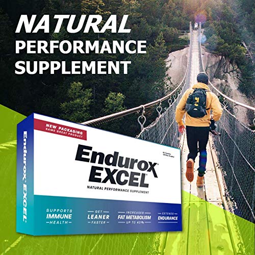 Pacific Health Endurox Excel Natural Performance Supplement, Increases Metabolism & Builds Endurance with Ciwujia (Ginseng) Root - 60 Caps - Image 6