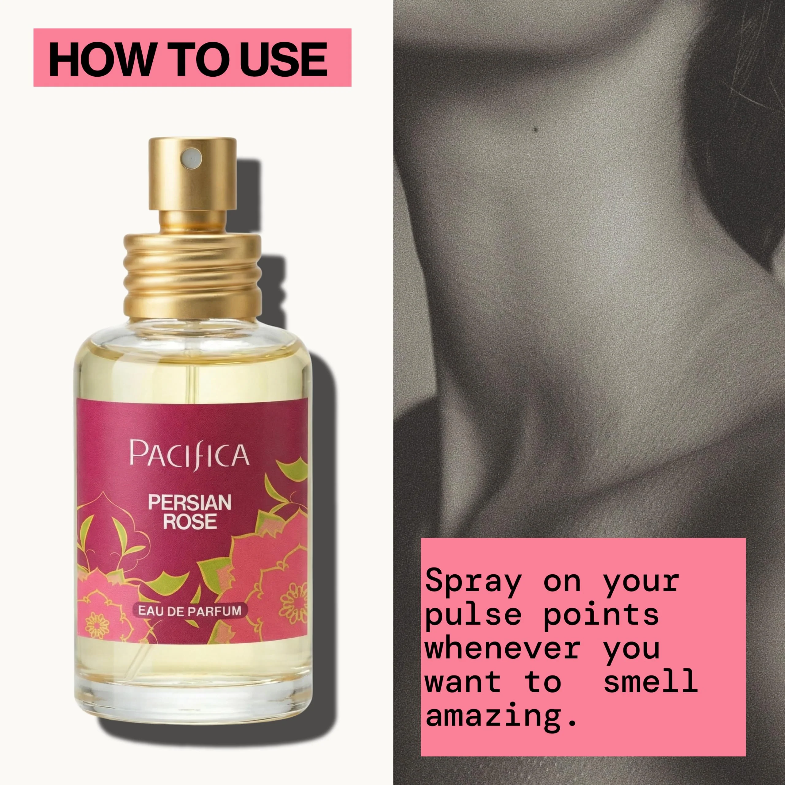 Pacifica Beauty, Persian Rose Clean Fragrance Spray Perfume, Made with Natural & Essential Oils, Fresh Rose Scent, Vegan + Cruelty Free, Phthalate-Free, Paraben-Free, Gifts for Her, 29 ml. 1 fl. oz - Image 7