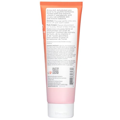 Pacifica Glow Baby Exfoliating Face Scrub, Brightening Enzyme Facial Cleanser w/ Vitamin C & Glycolic Acid for Radiant Smooth Skin, Unclogs Pores & Removes Dead Skin, Microbead-Free Vegan (4 fl oz) - Image 5
