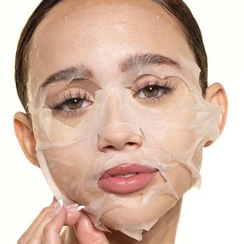Pacifica Vegan Collagen Hydrate & Plump Face Mask 4-Pack – Hydrating & Plumping Peptide-Infused Sheet Mask for Dewy Skin, with Vegan Collagen, Cucumber & Aloe, Clean Beauty Skincare - Image 9