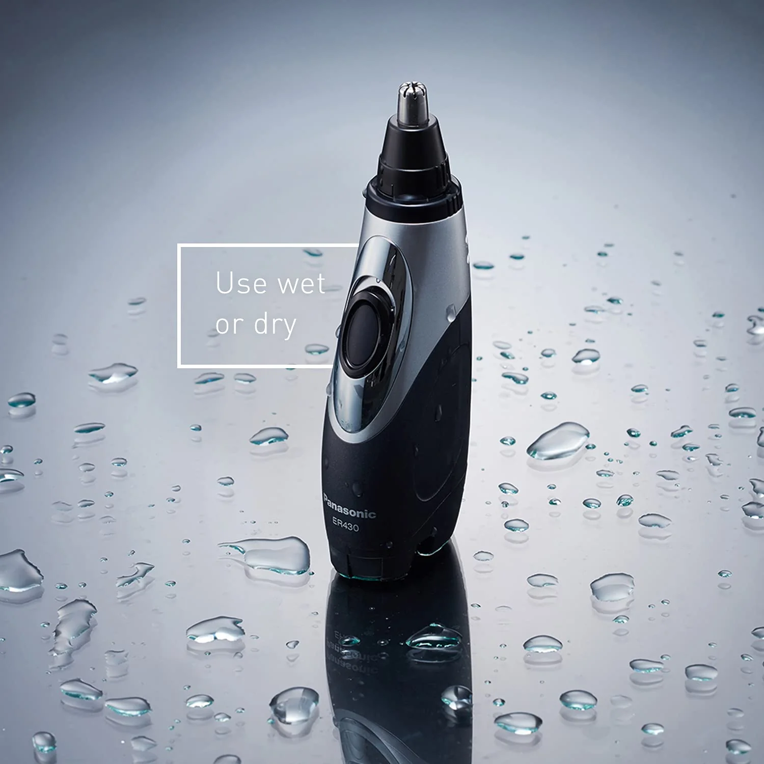 Panasonic ER430K Nose, Ear and Facial Hair Trimmer Wet/Dry with Vacuum Cleaning System - Image 6
