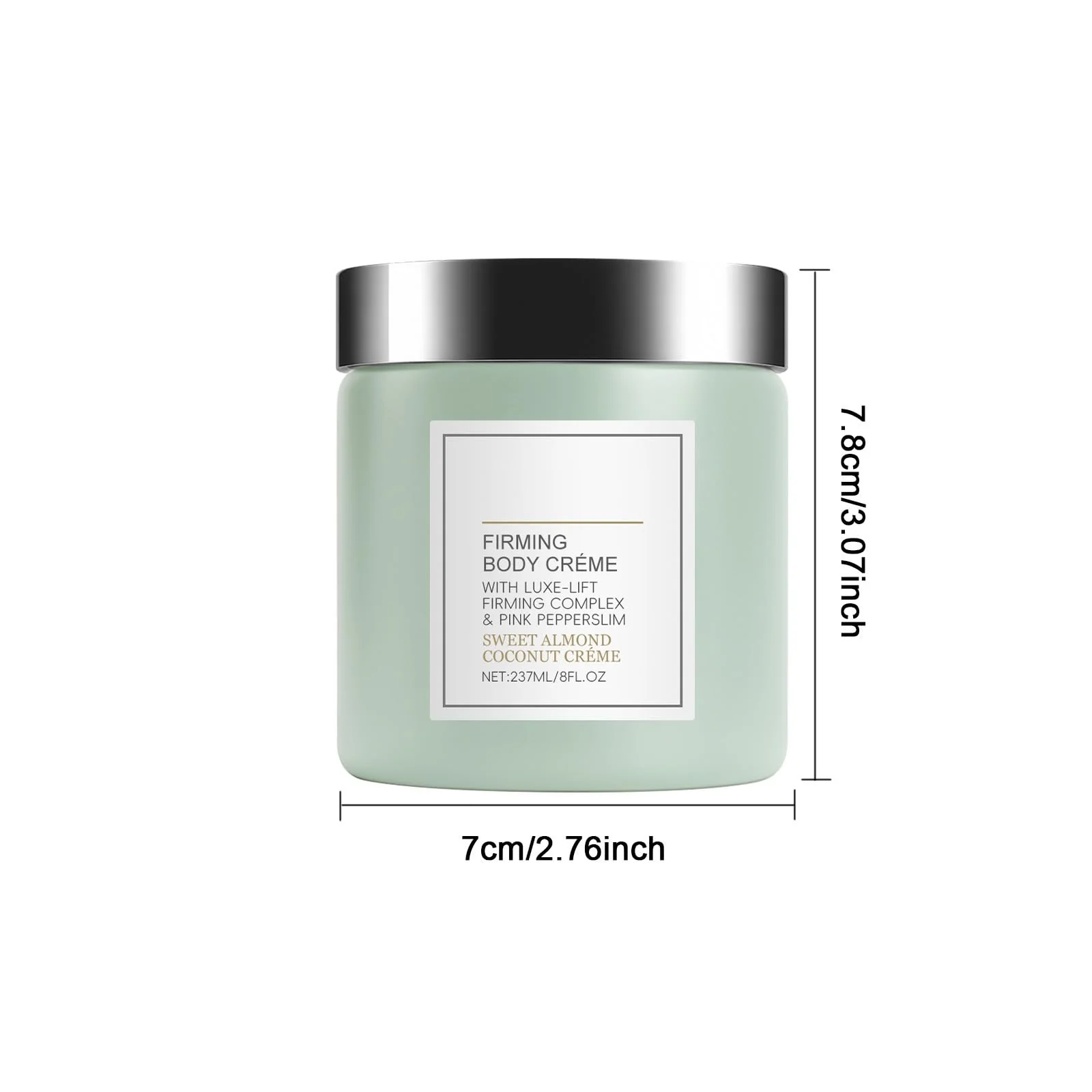 PAQIMAN Champagne Lift Firming Body Cream, with Pink Pepperslim for Nourishes Skin Lift Firming Hydrating Cream (Coconut) - Image 2