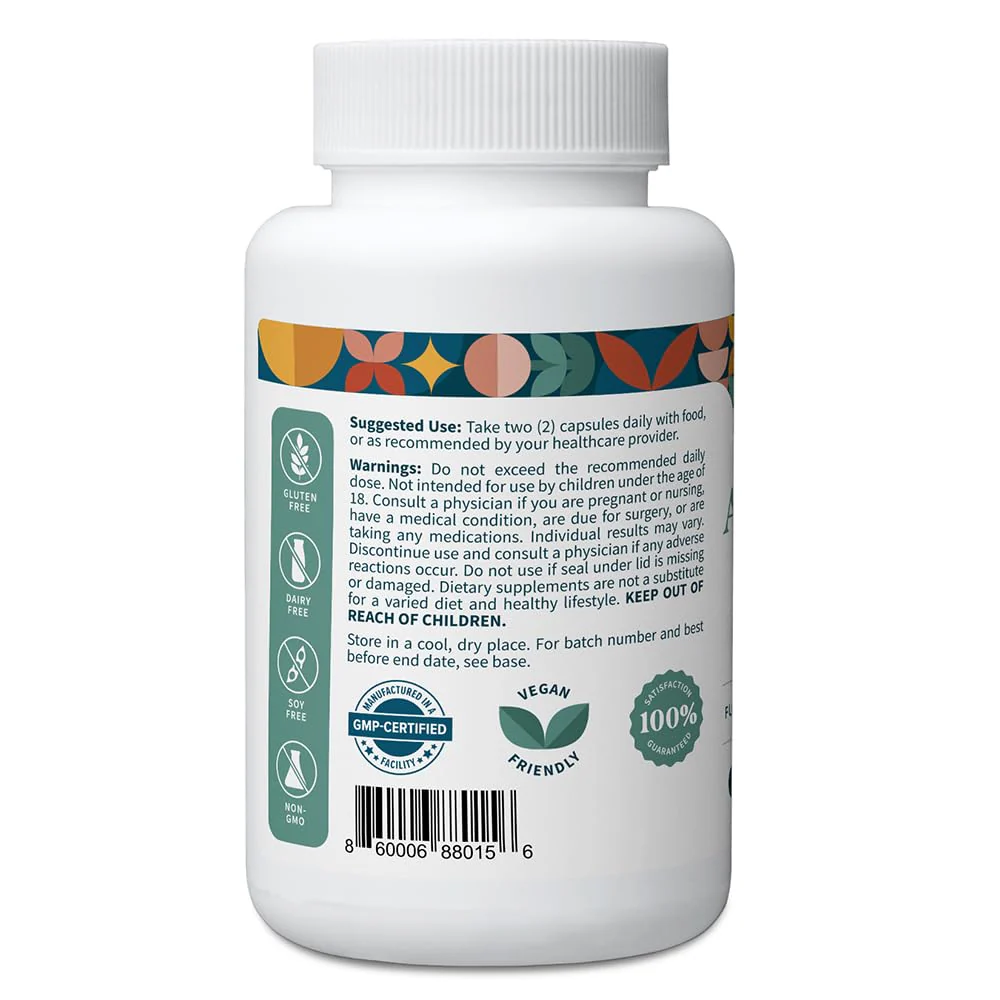 Pattern Wellness Ashwagandha Complex for Men & Women – Organic KSM-66® & Black Pepper Extract – Supports Stress Response & Energy Balance – Non-GMO – 60 Vegan Capsules - Image 8