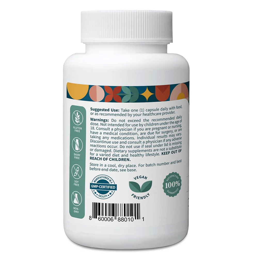 Pattern Wellness Odorless Organic Garlic - 1000mg - Supports Circulatory & Immune Health - Non-GMO, Gluten Free, Vegan - 90 Capsules - Image 8