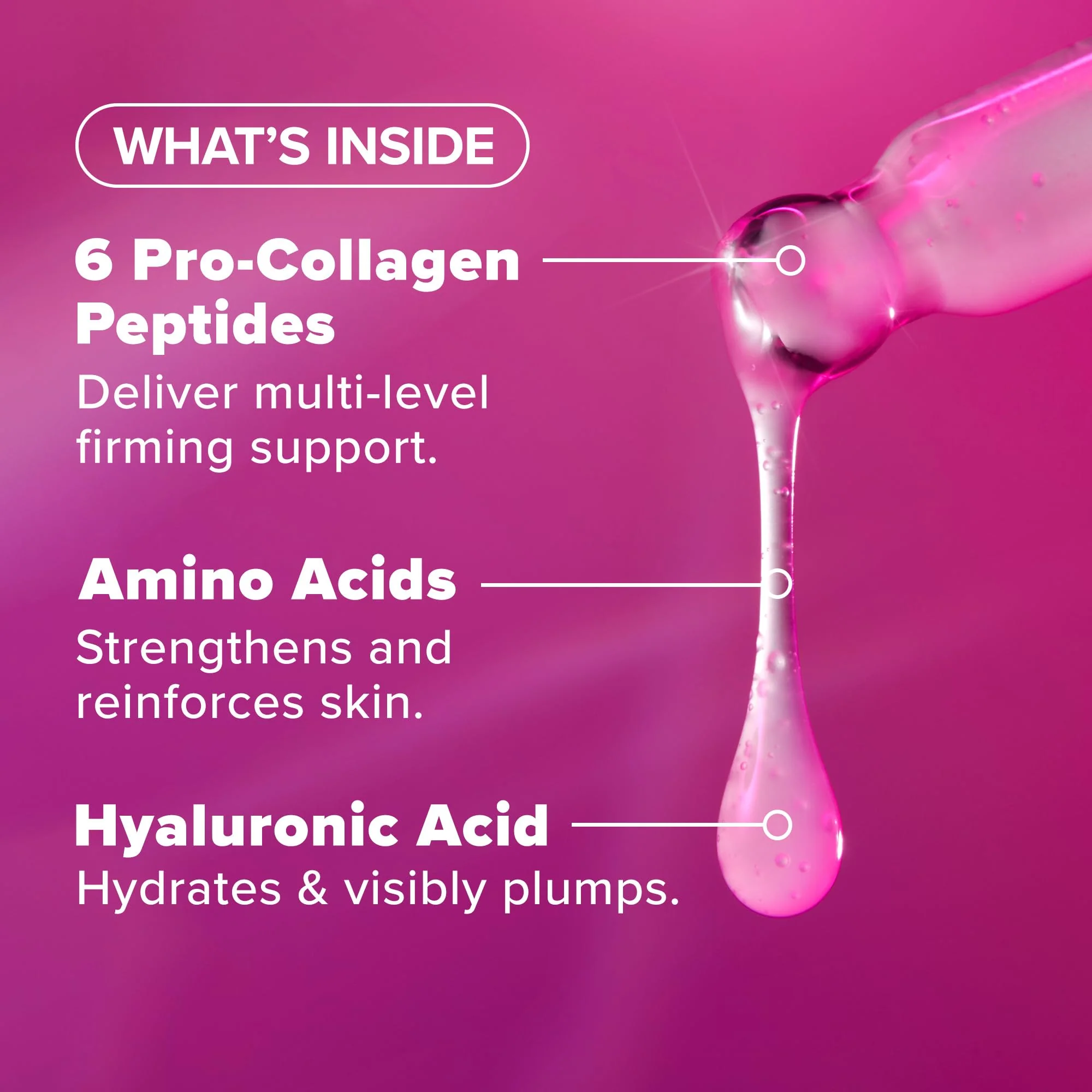 Paula’s Choice Pro-Collagen Multi-Peptide Booster Face Serum for Wrinkles, Serum for Face Supports Collagen Production with Plumping Hyaluronic Acid & Amino Acids, Fragrance-Free, 0.67oz - Image 5