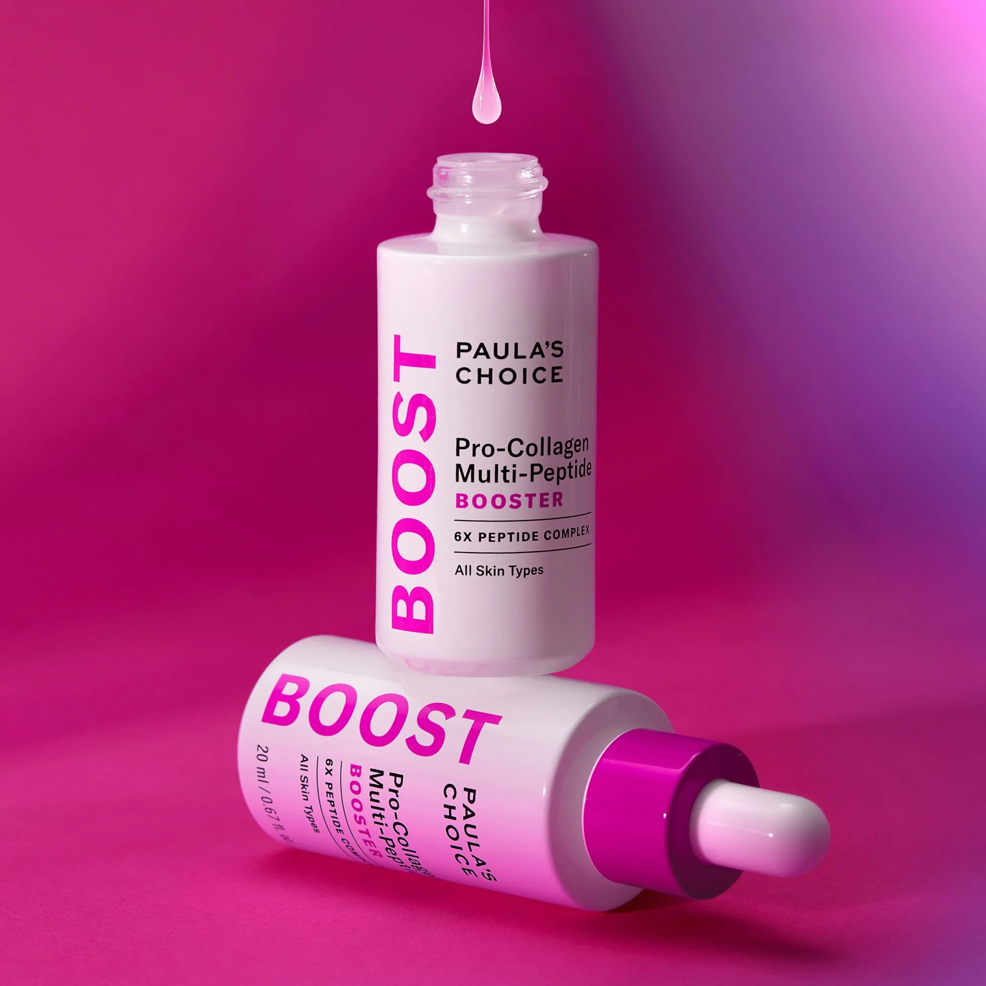 Paula’s Choice Pro-Collagen Multi-Peptide Booster Face Serum for Wrinkles, Serum for Face Supports Collagen Production with Plumping Hyaluronic Acid & Amino Acids, Fragrance-Free, 0.67oz - Image 9