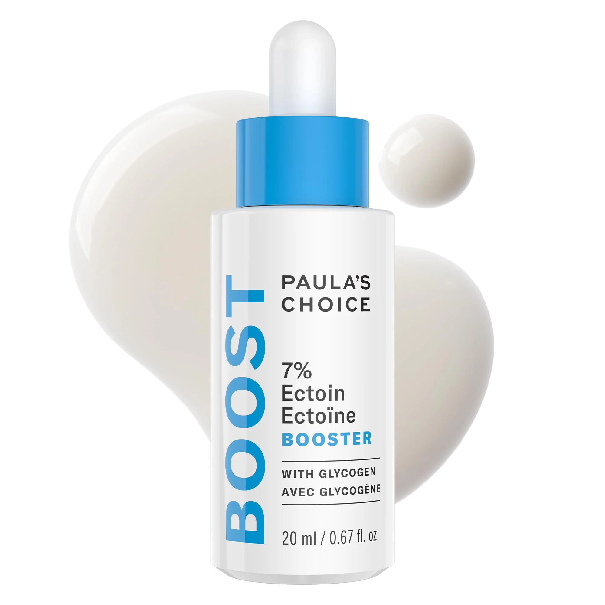 Paula's Choice 7% Ectoin + Hyaluronic Acid Milky Hydrating Face Serum, 7-in-1 Barrier Repair, Deep Hydration, Dewy Finish, Dermatologist-Tested for Sensitive Skin, 0.67 Fl Oz