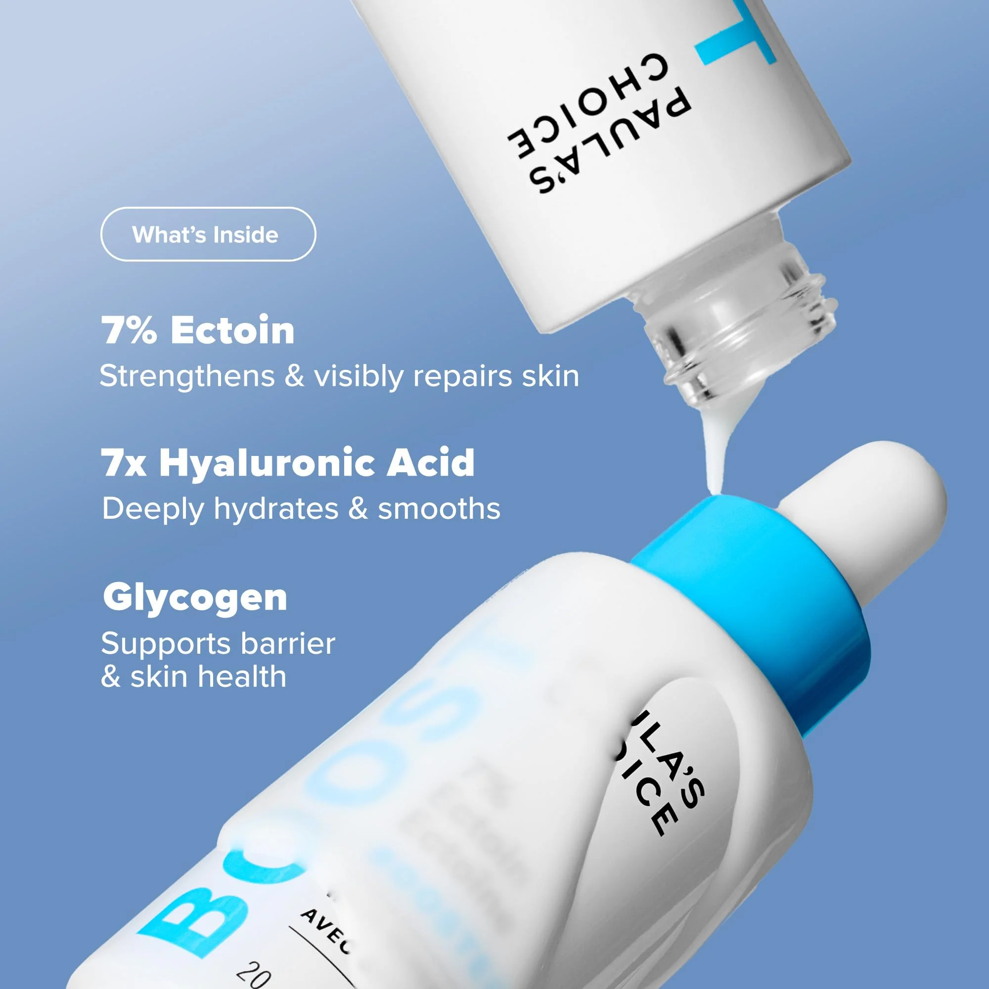 Paula's Choice 7% Ectoin + Hyaluronic Acid Milky Hydrating Face Serum, 7-in-1 Barrier Repair, Deep Hydration, Dewy Finish, Dermatologist-Tested for Sensitive Skin, 0.67 Fl Oz - Image 4