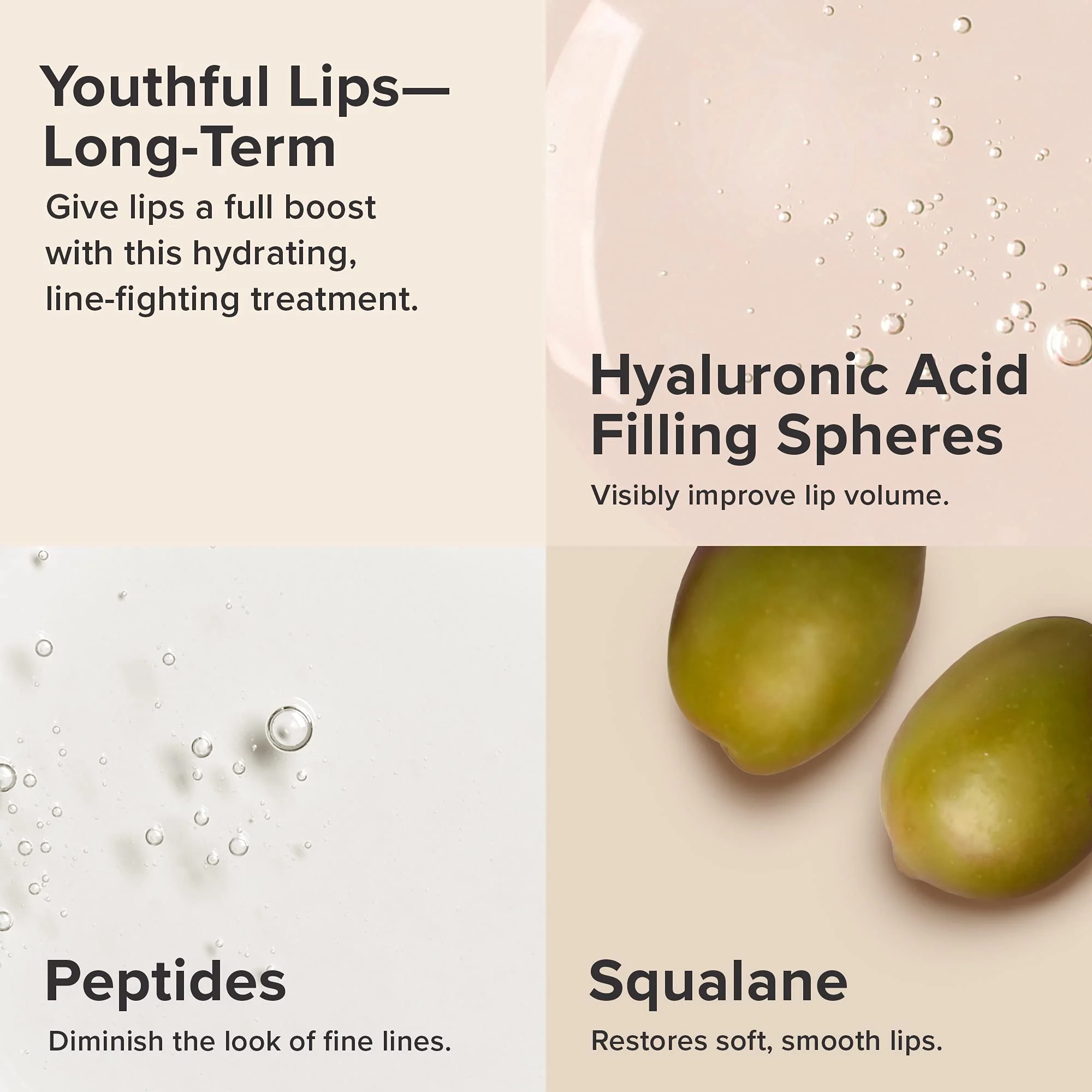Paula's Choice BOOST Hyaluronic Acid + Peptide Lip Booster, Hydrating Treatment for Lip Volume, Loss of Firmness & Fine Lines, with Squalane, Fragrance-free, 0.33 Fluid Ounces - Image 4