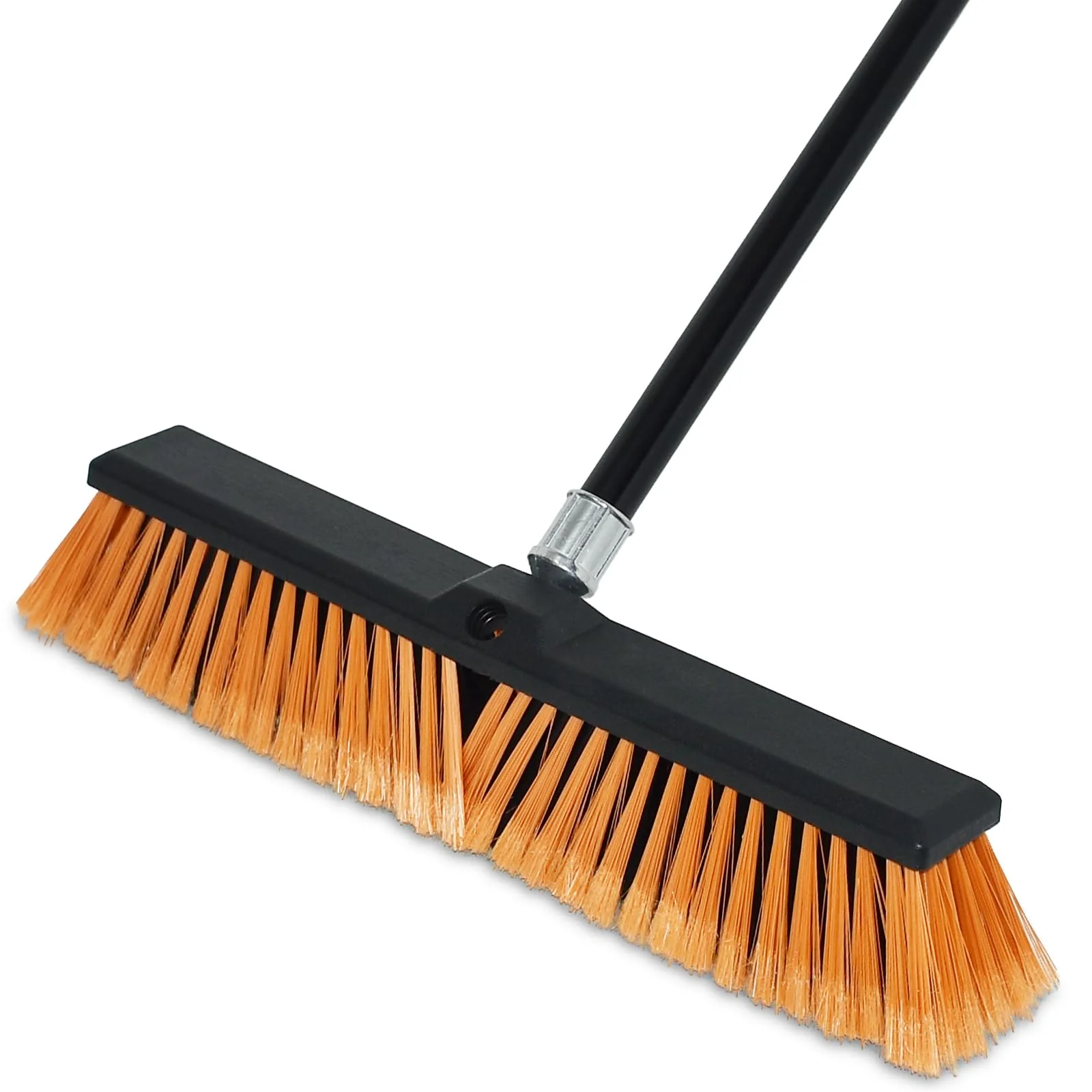 PBHEPJ 18 Inchs Push Broom Outdoor Heavy Duty, Shop Broom with 60" Long Handle for Cleaning Outdoor or Indoor Tile, Garage, Shop, Deck, Concrete, Wood, Stone, Patio Floor - Image 10
