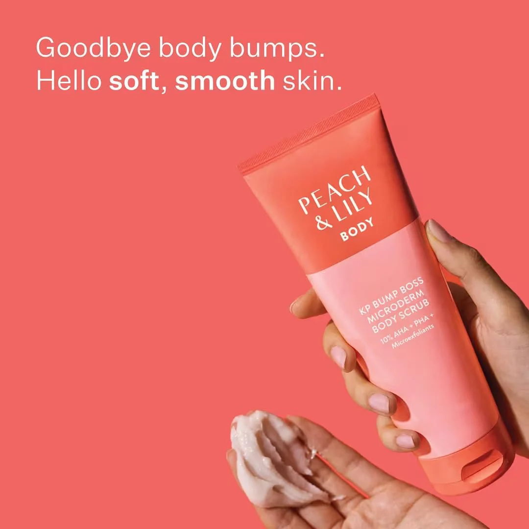 Peach & Lily - KP Bump Boss Microderm Body Scrub (8.11 oz) - 10% AHA + PHA - Microexfoliants - Hyaluronic Acid, Cica, Tea Tree, Squalane, & Cucumber - Self Care - Vegan & Cruelty Free - Korean Beauty - Image 5