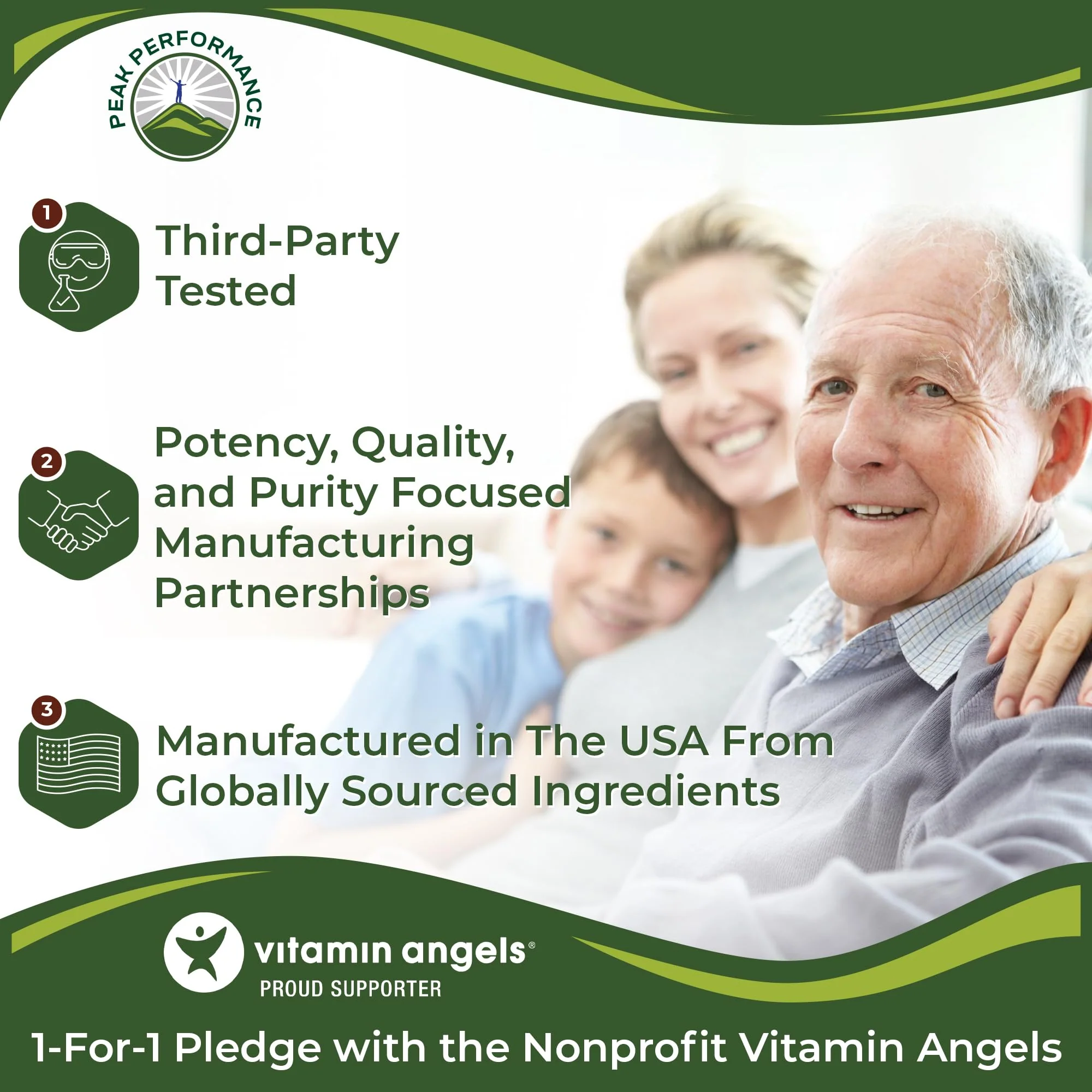 Peak Performance Advanced Vitamin D 2000 IU with All 3 Types of Vitamin K Vitamin D3 and Vitamin K2, K1, MK-7 (MK7), MK4 Supplements - 60 Small and Easy to Swallow Vegetable Pills - Image 2