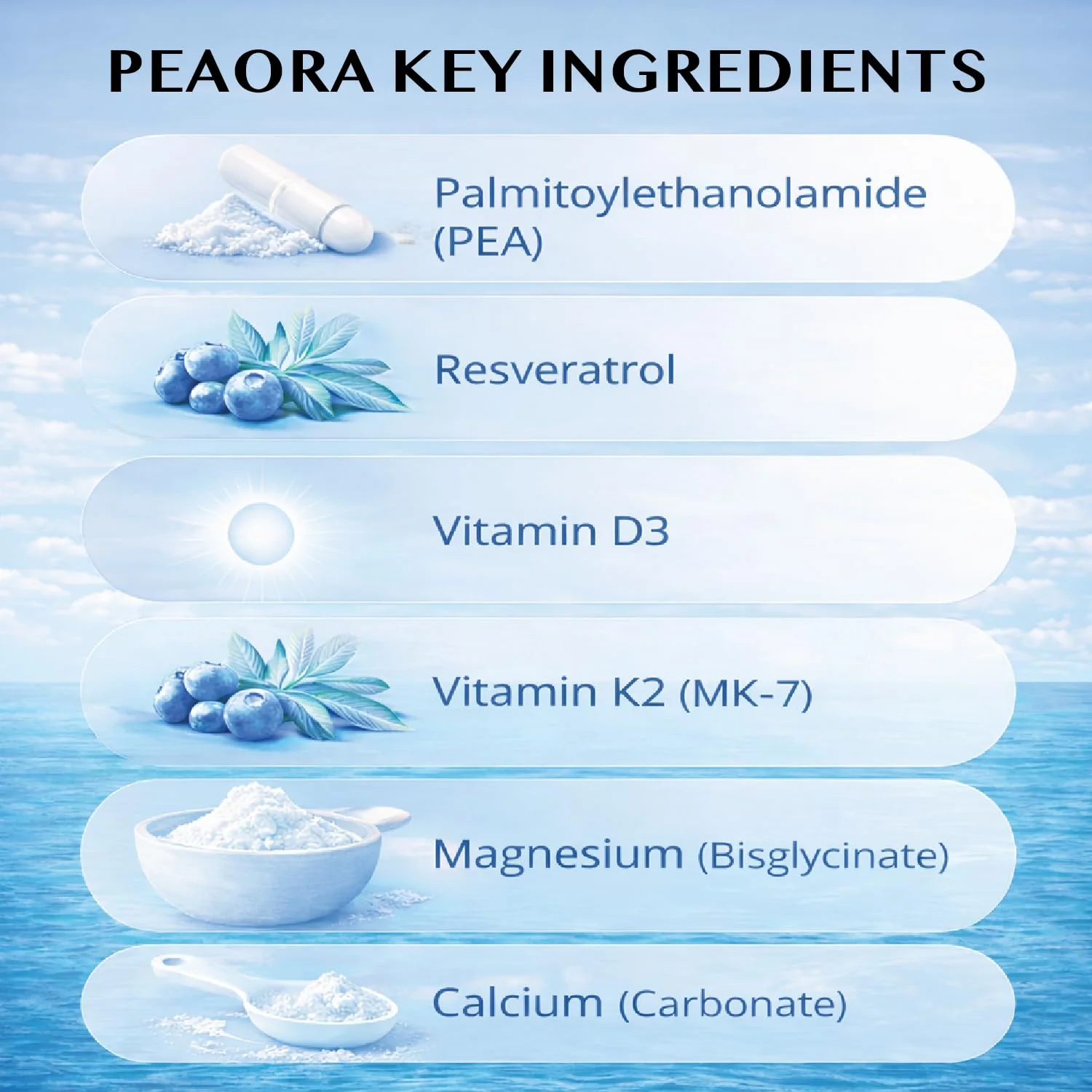 PEAORA PEA-500 - Support for Bladder, & Pelvic Discomfort | For Women & Men | Made in the USA | High-Absorption Palmitoylethanolamide & Resveratrol - Image 6