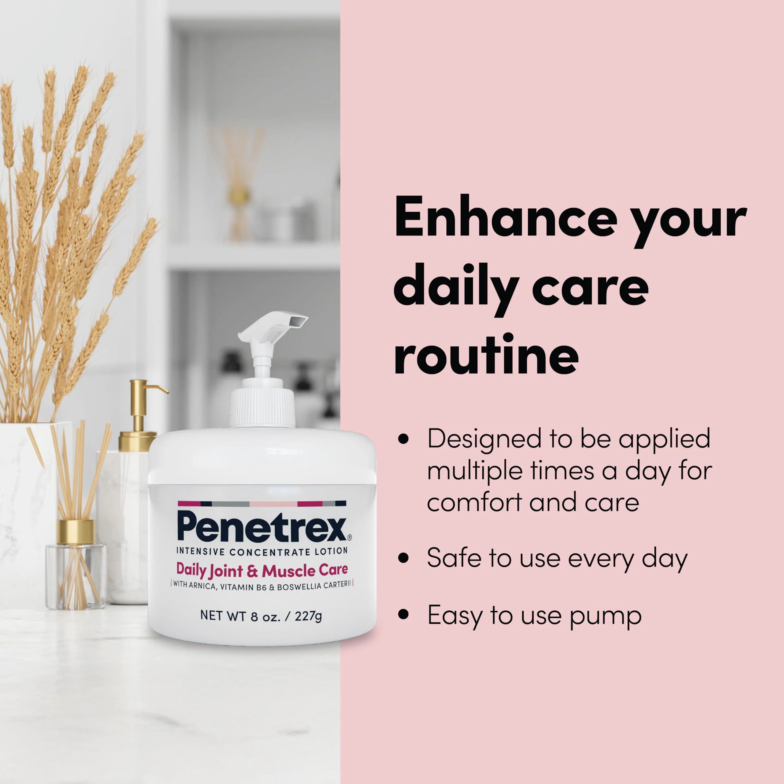 Penetrex Joint & Muscle Care Lotion – Soothing Botanical Formula with Arnica, Vitamin B6 & MSM – Lightweight Easy to Apply Lotion - Fresh Disappearing Scent - for Everyday Movement Support - Image 5