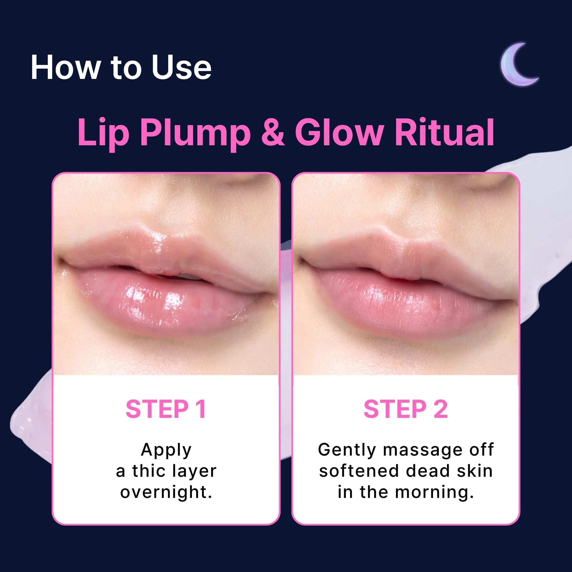 Perfect Sleep Lip Collagen 0.50fl.oz, Intensive Collagen Lip Sleeping Mask Infused with Peptides, Rice Protein & Willow Bark Extract for Overnight Plumping, Repairing & Smoothing, Korean Lip Treatment - Image 2