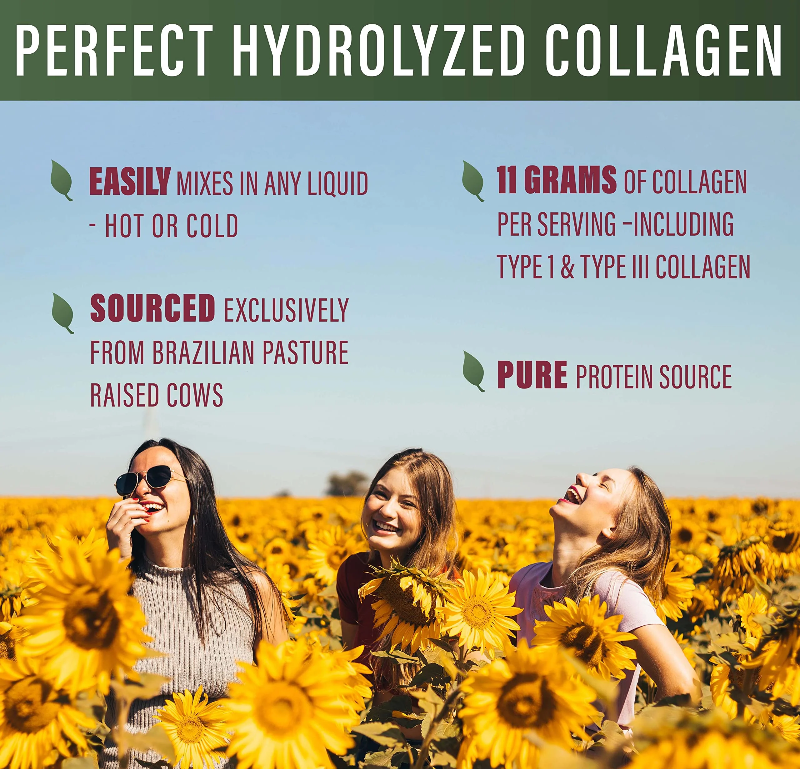 Perfect Supplements – Perfect Hydrolyzed Collagen Powder – 660g – All Natural Collagen - Promotes Healthy Skin – 3 Pack - Image 4