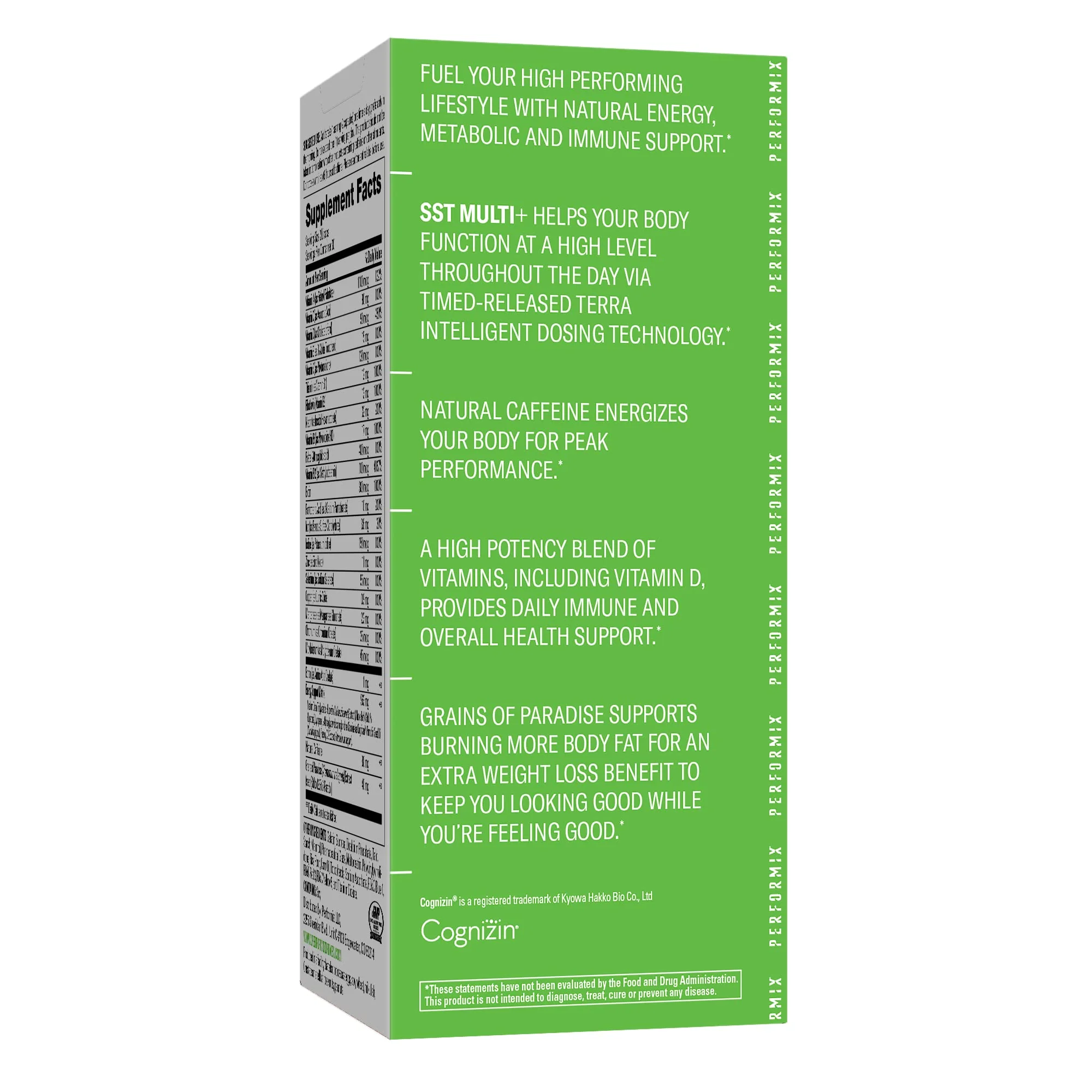 PERFORMIX - SST Multi+ Multivitamin - Natural Energy - Timed-Release - Immune System & Metabolic Support - Weight Goals - Caffeine, Biotin, Vitamin A, C, D, E, B6 & B12 - Women & Men - 60 Count - Image 3