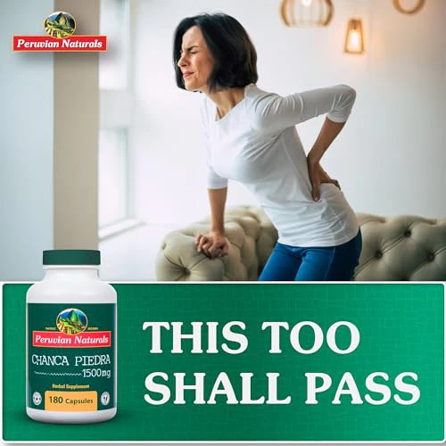 Peruvian Naturals Chanca Piedra Stone Breaker 180 Capsules - Kidney Stone Dissolver & Gallbladder - 1500mg per Serving - Chancapiedra Stonebreaker for Bladder Cleanse & Urinary Tract - Vegan, Non GMO - Image 9