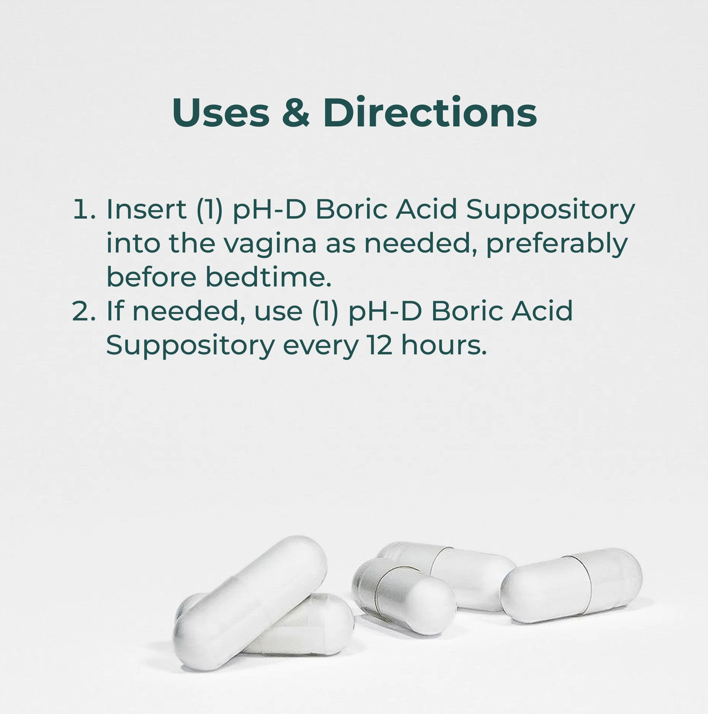 pH-D Feminine Health - 600 mg Boric Acid Suppositories - Woman Owned - for Vaginal Odor Use - 72 count - Image 5