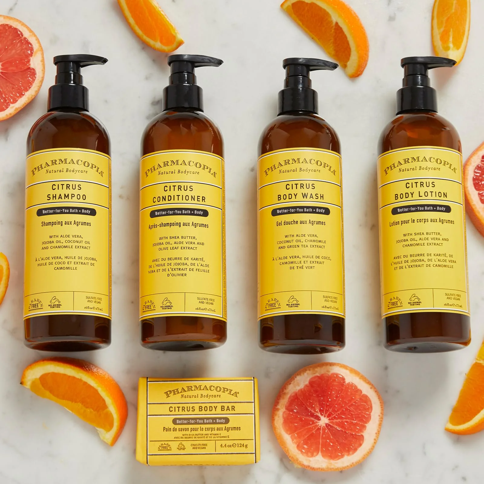 Pharmacopia Citrus Body Lotion - Hydrating Natural Moisturizer with Aromatherapy Benefits - Cruelty-Free Vegan Skin Care - Shea Butter, Aloe Vera, and Jojoba Oil - Lotion for Dry Skin, 16 oz - Image 3