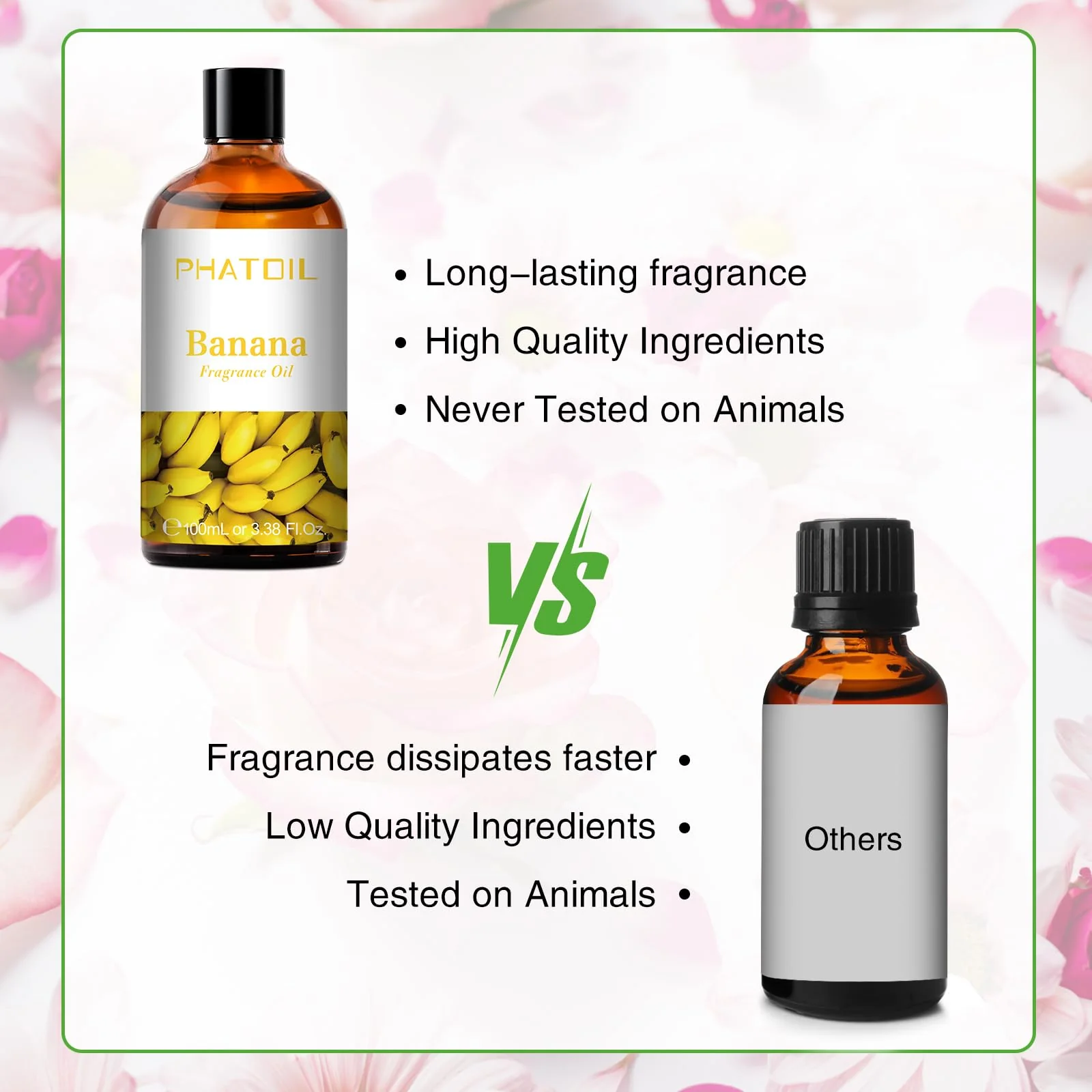 PHATOIL 3.38FL.OZ Banana Fragrance Oils for Aromatherapy, Essential Oils for Diffusers for Home, Perfect for Diffuser, Yoga, Skin Care, DIY Candle and Soap Making - 100ml - Image 4
