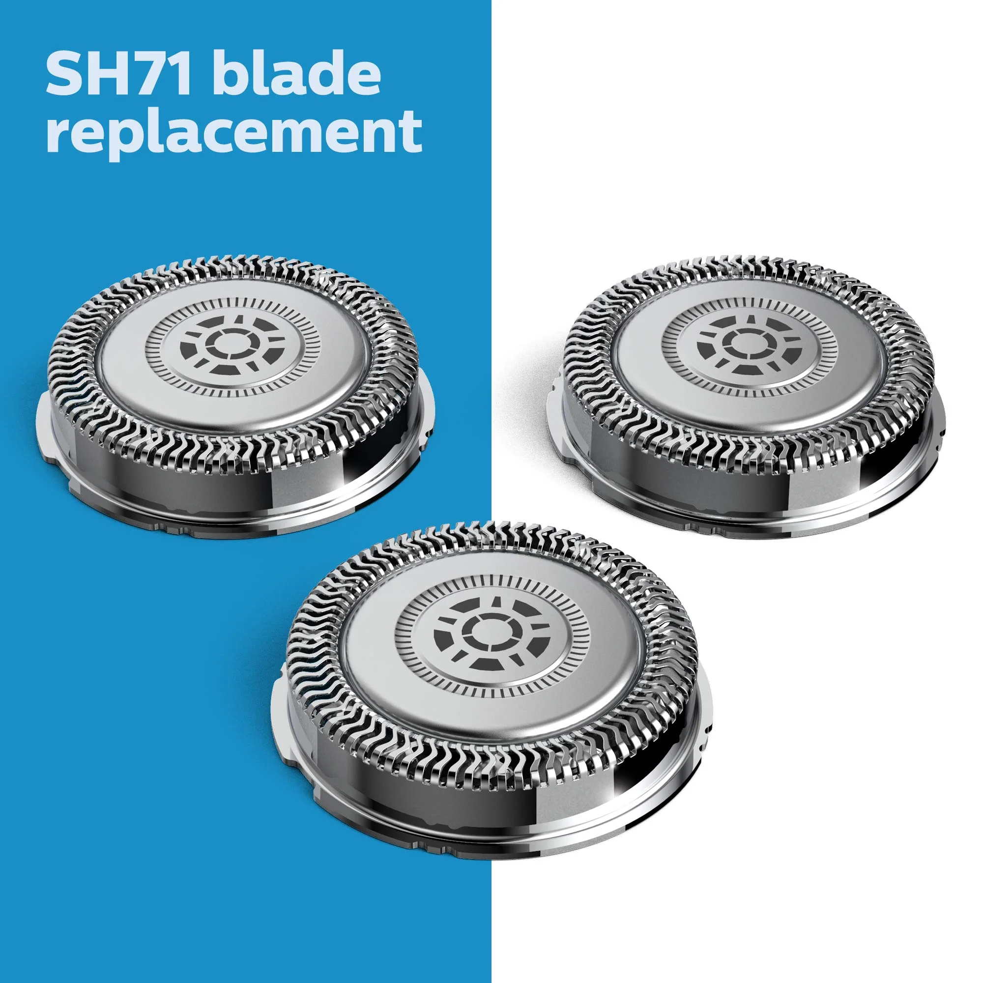 Philips Norelco Genuine SH71/52 Shaving Heads Compatible with Norelco Shaver Series 5000 Angular and 7000, Latest Version for Refreshed RQ12/70, RQ12/60, SH60/70, and SH70/70 - Image 10