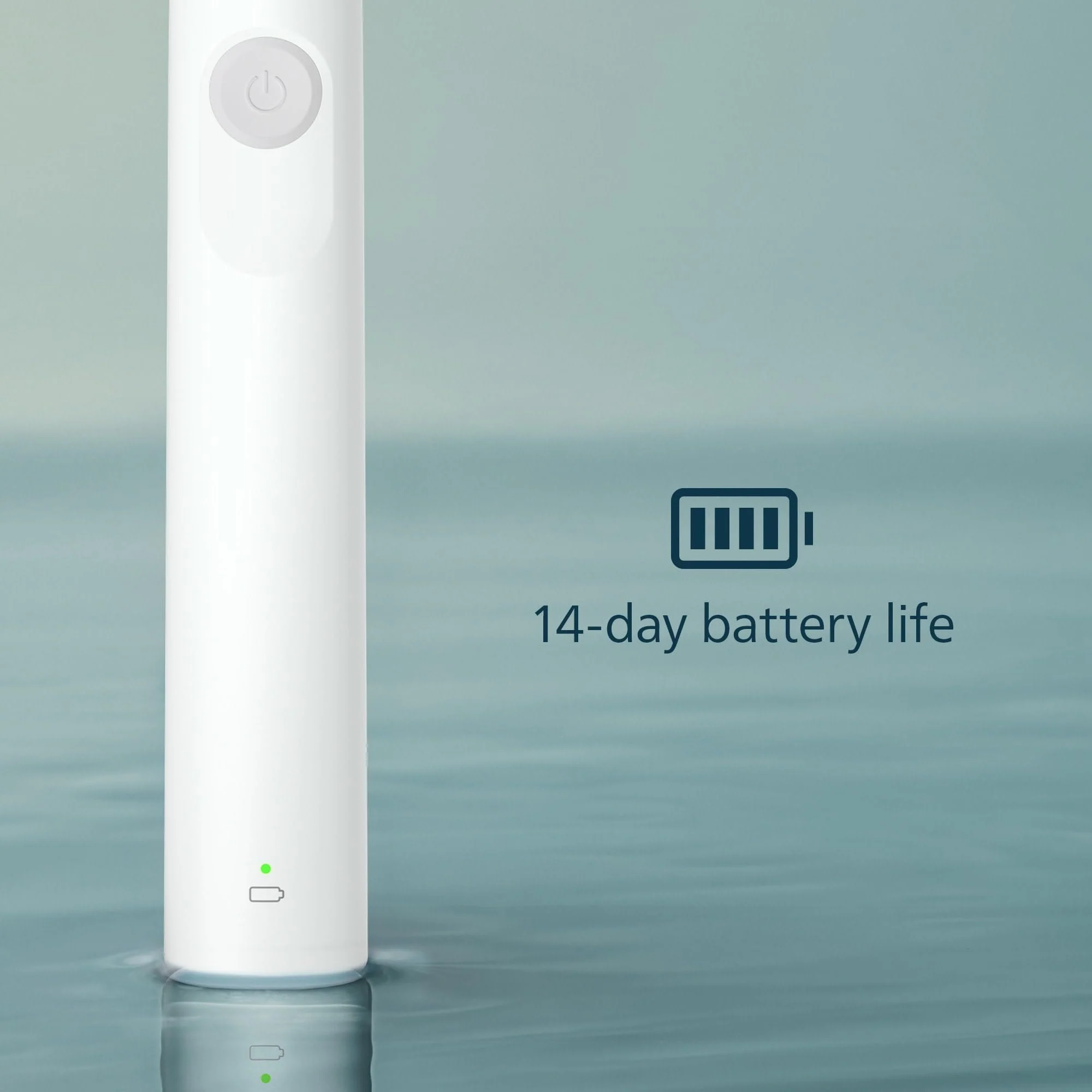 Philips Sonicare 1100 Series Electric Toothbrush - Sonic Toothbrush with Advanced Sonic Technology, EasyStart, Smartimer & Quadpacer, White, Model HX3641/02 - Image 6
