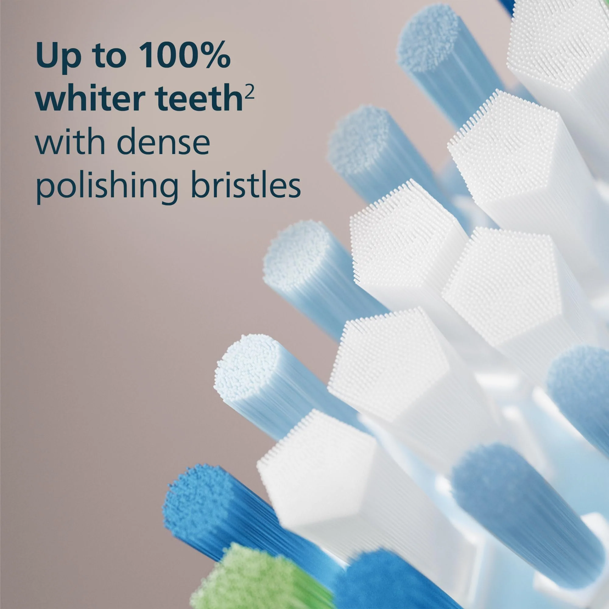 Philips Sonicare C3 Two-in-One - Genuine Replacement Electric Toothbrush Heads, White, 2 Pack, HX9042/65 - Image 5