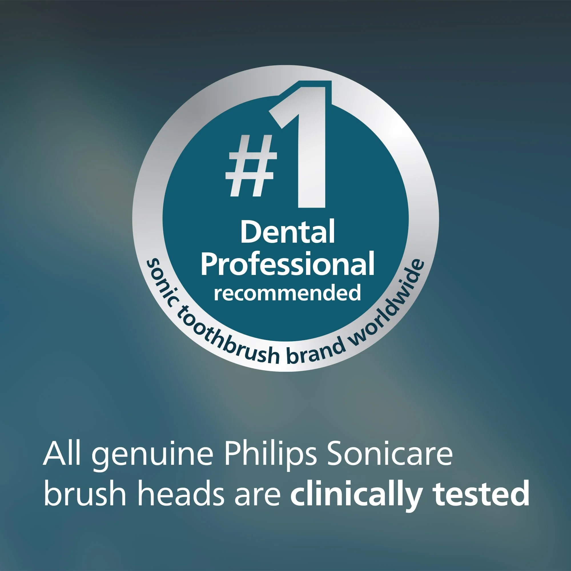 Philips Sonicare C3 Two-in-One - Genuine Replacement Electric Toothbrush Heads, White, 4 Pack One Year Supply, HX9044/65 - Image 7