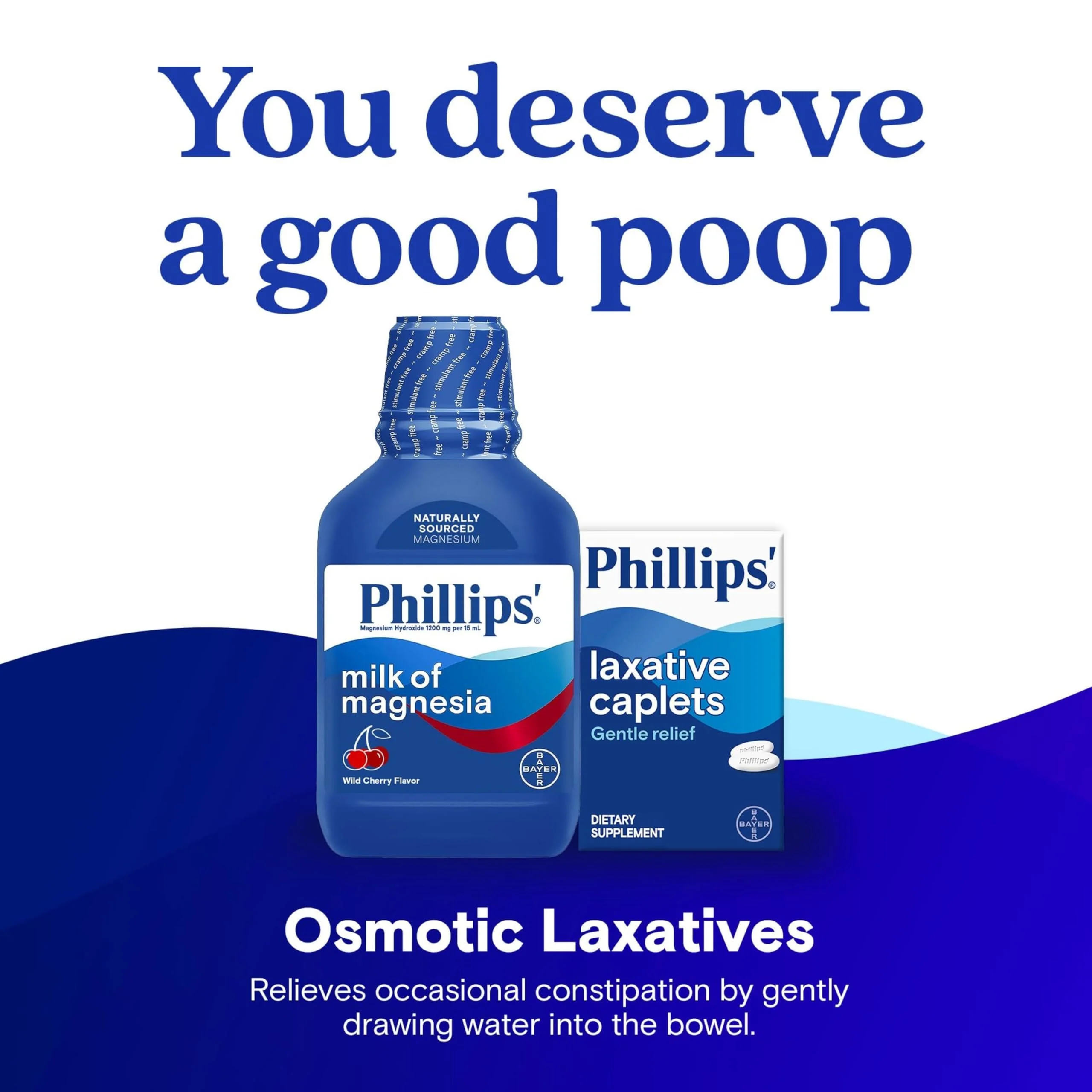 Phillips’ Milk of Magnesia Liquid Laxative, Wild Cherry Flavor, Stimulant Free, Cramp Free Relief of Occasional Constipation*, Effective in 30 minutes - 6 hours, #1 Milk of Magnesia Brand, 26 oz - Image 7