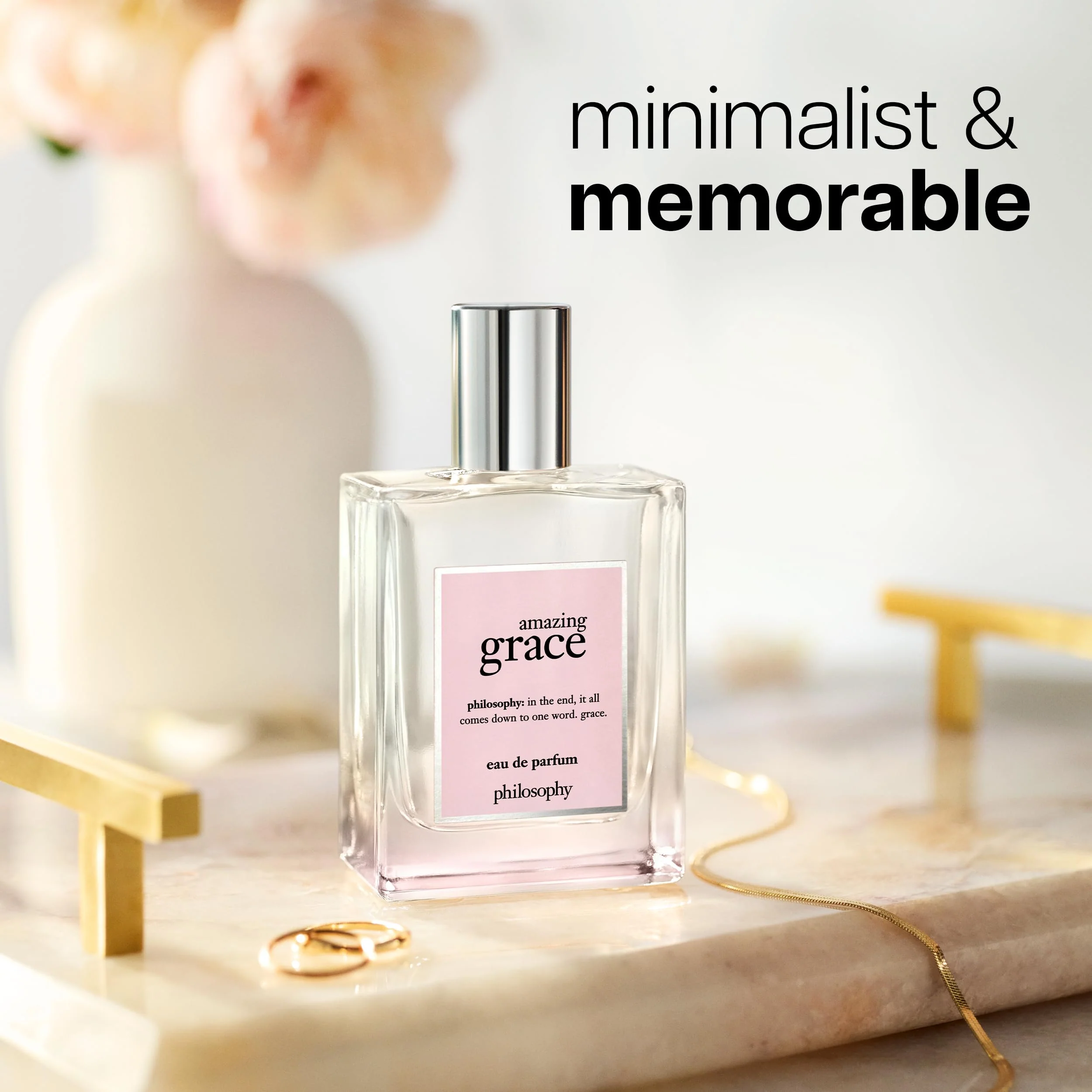 philosophy amazing grace eau de parfum - clean & floral women's perfume - with notes of bergamot, lily of the valley & musk - long lasting fragrance - 2 fl oz - Image 6