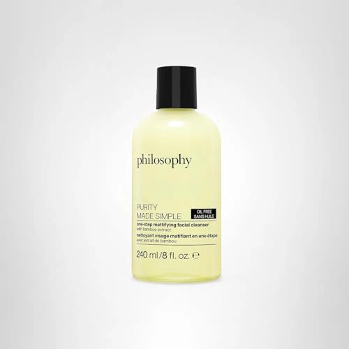 philosophy purity made simple one-step mattifying facial cleanser - with bamboo extract - oil-free formula gently removes makeup & dirt, leaving skin with a healthy, matte appearance - 8 fl oz - Image 2