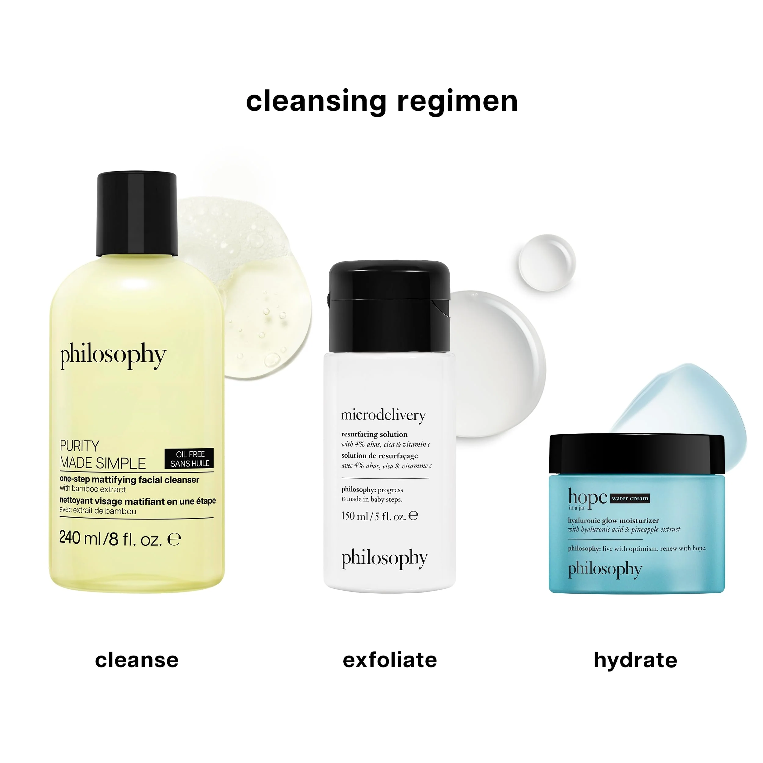 philosophy purity made simple one-step mattifying facial cleanser - with bamboo extract - oil-free formula gently removes makeup & dirt, leaving skin with a healthy, matte appearance - 8 fl oz - Image 4