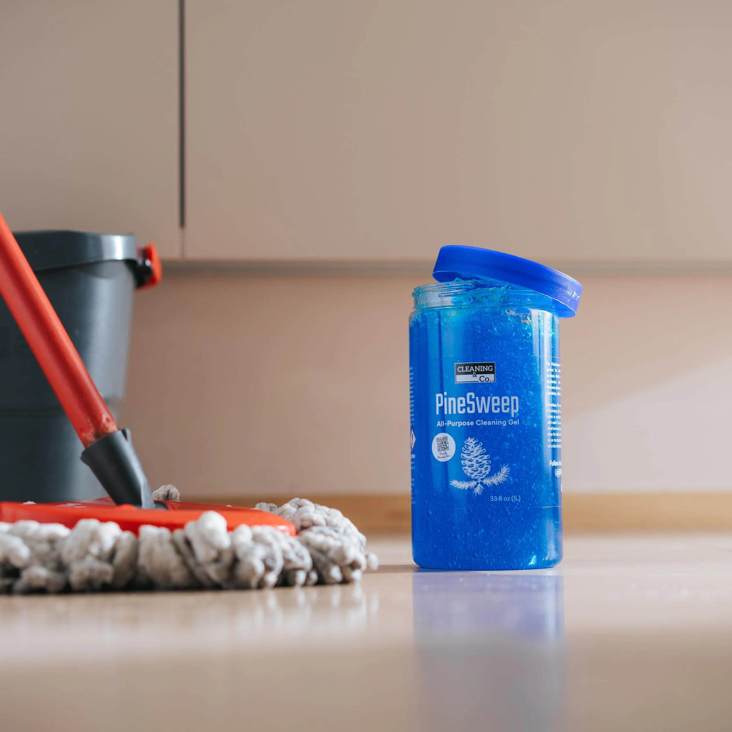 PineSweep All-Purpose Cleaning Gel with Pine Oil – Multipurpose Household Cleaner for Bathroom, Kitchen, Floors, Laundry & More, 33.8 Fl Oz (Pack of 12) - Image 2