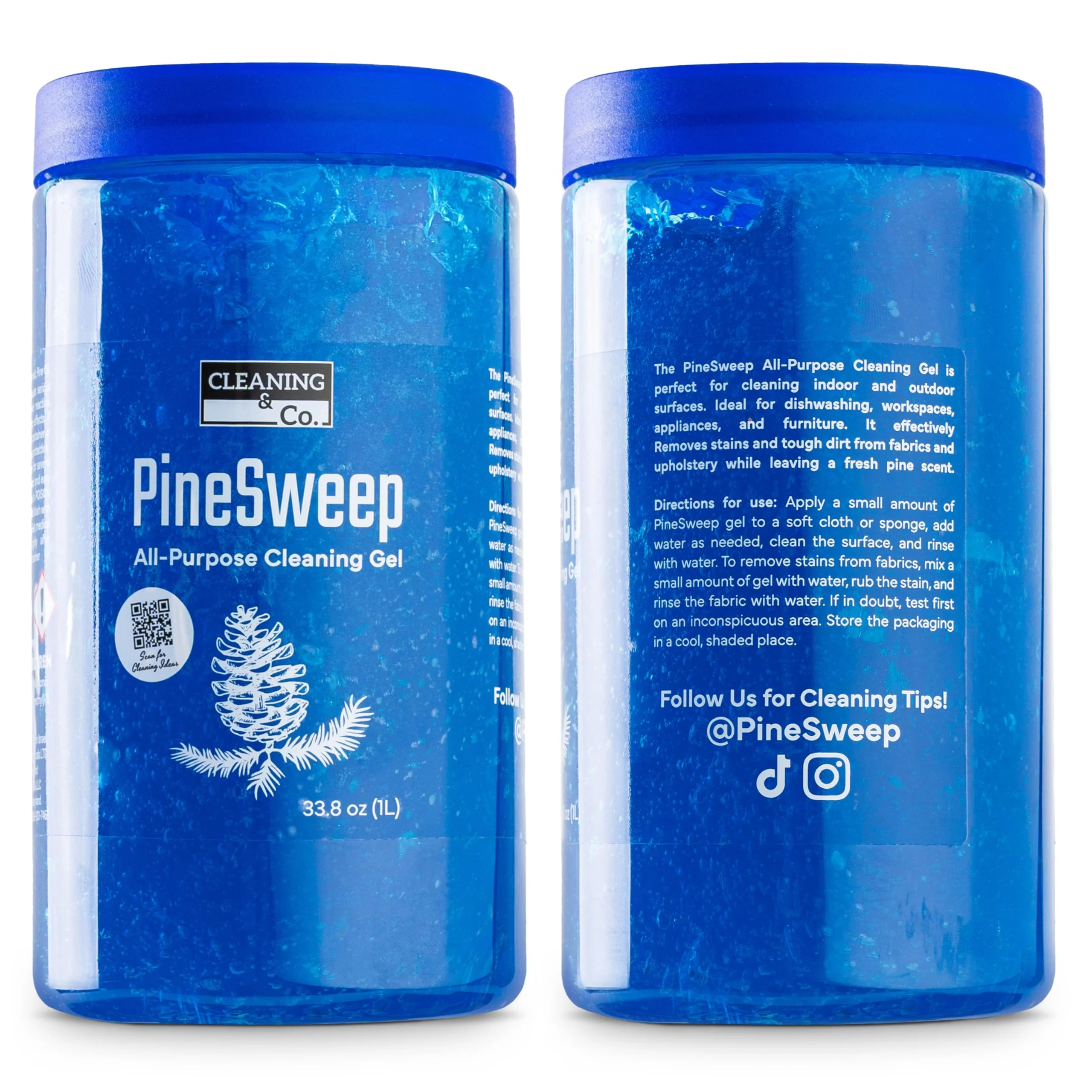 PineSweep All-Purpose Cleaning Gel with Pine Oil – Multipurpose Household Cleaner for Bathroom, Kitchen, Floors, Laundry & More, 33.8 Fl Oz (Pack of 12) - Image 8