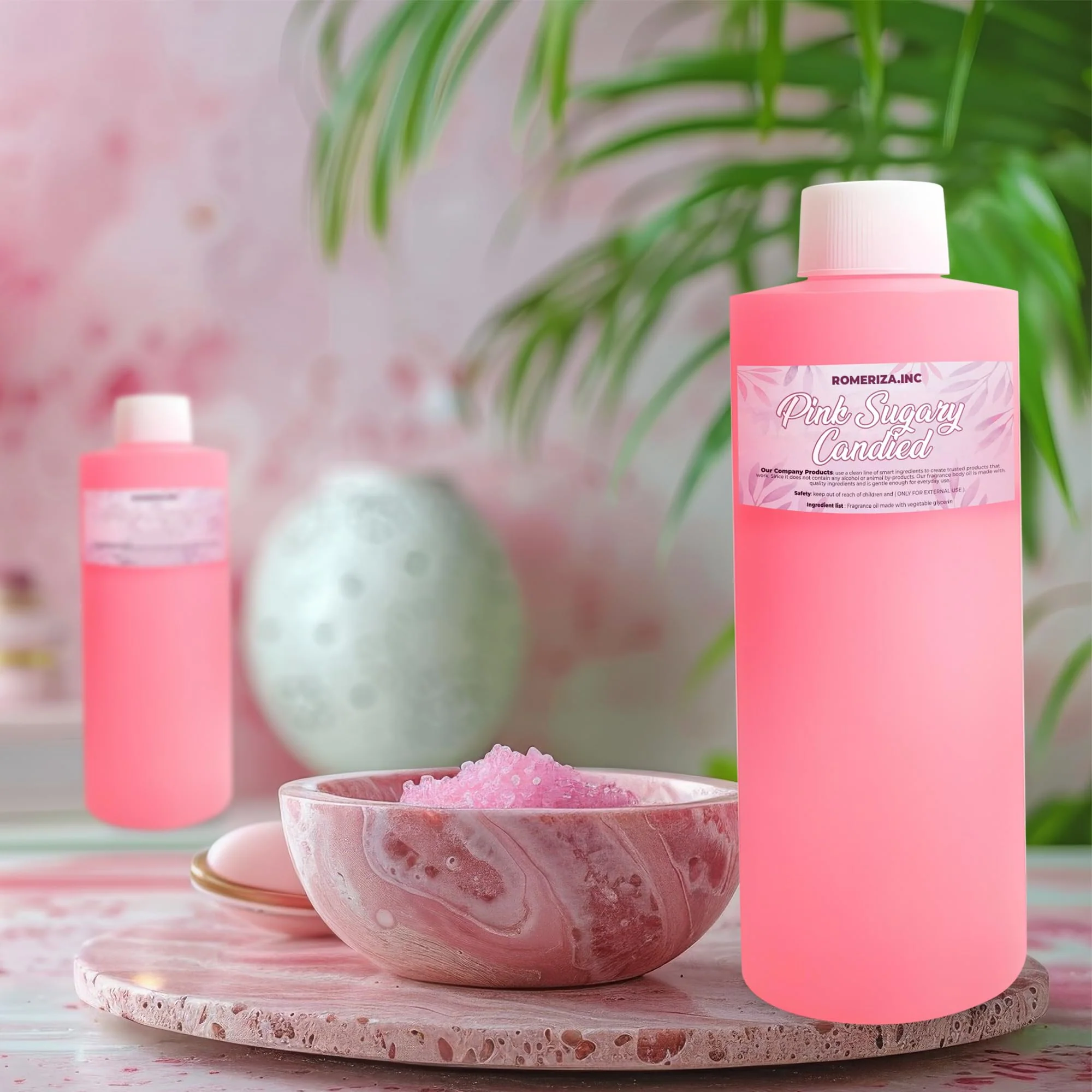 Pink Sugary Candied Fragrance Body Oil - Luxury Scented Body Oil Perfume- Women Natural Scented Oil - Long Lasting Perfume - Uncut Fragrance Oil in Plastic Bottle 4 Fl Oz (Pack of 1) - Image 6