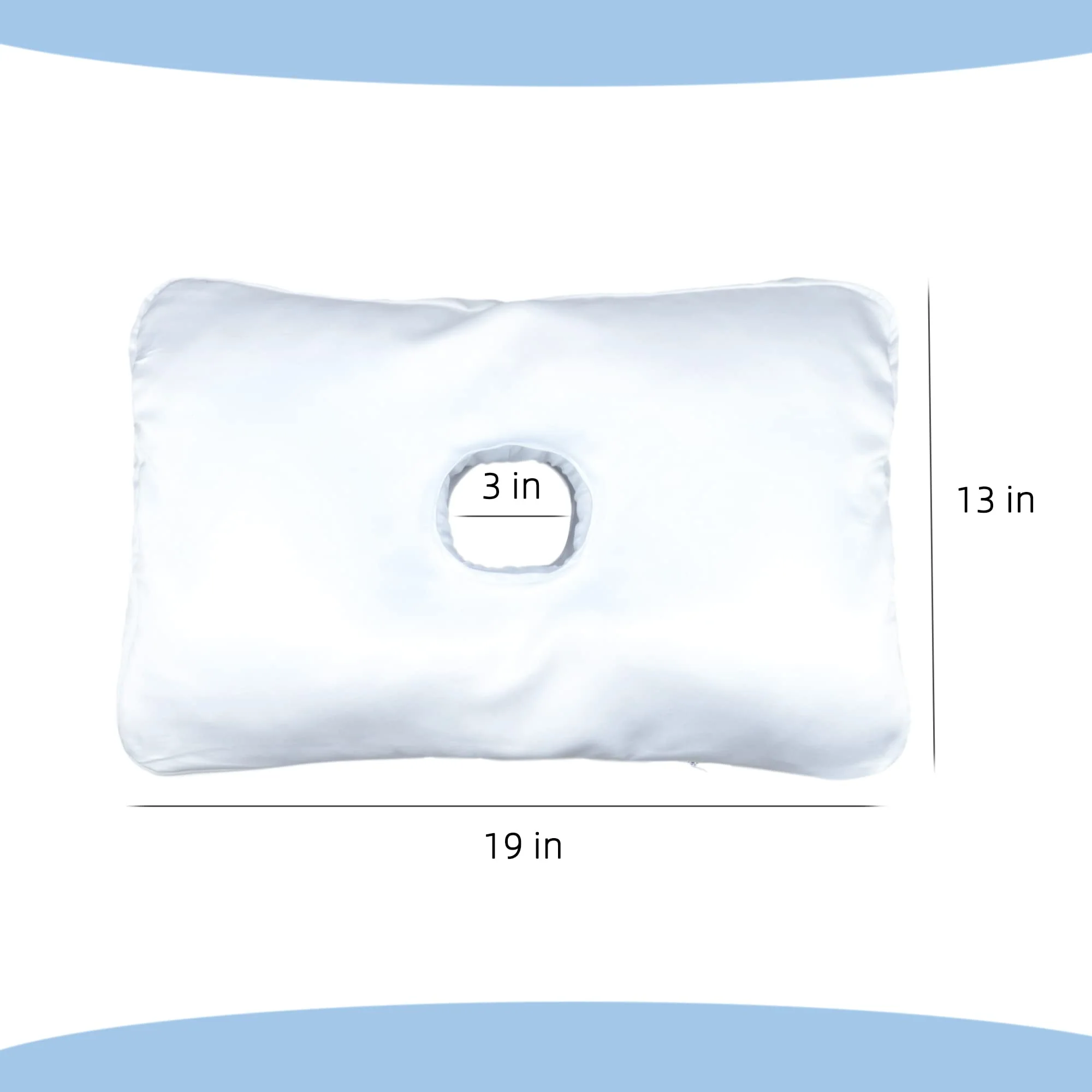 pinklilycare Pillow with a Hole for CNH and Ear Pain Ear Inflammation Pressure Sores Side Sleeping Pillow Ear Guard Pillow - Image 4