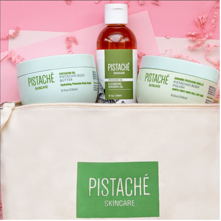 Pistaché Skincare Pistachio Oil Whipped Body Butter Cream | Rich Moisturizer for Dry Skin with Vitamin E & Antioxidant Protection | The Boyfriend Body Butter, 8 oz - Image 4