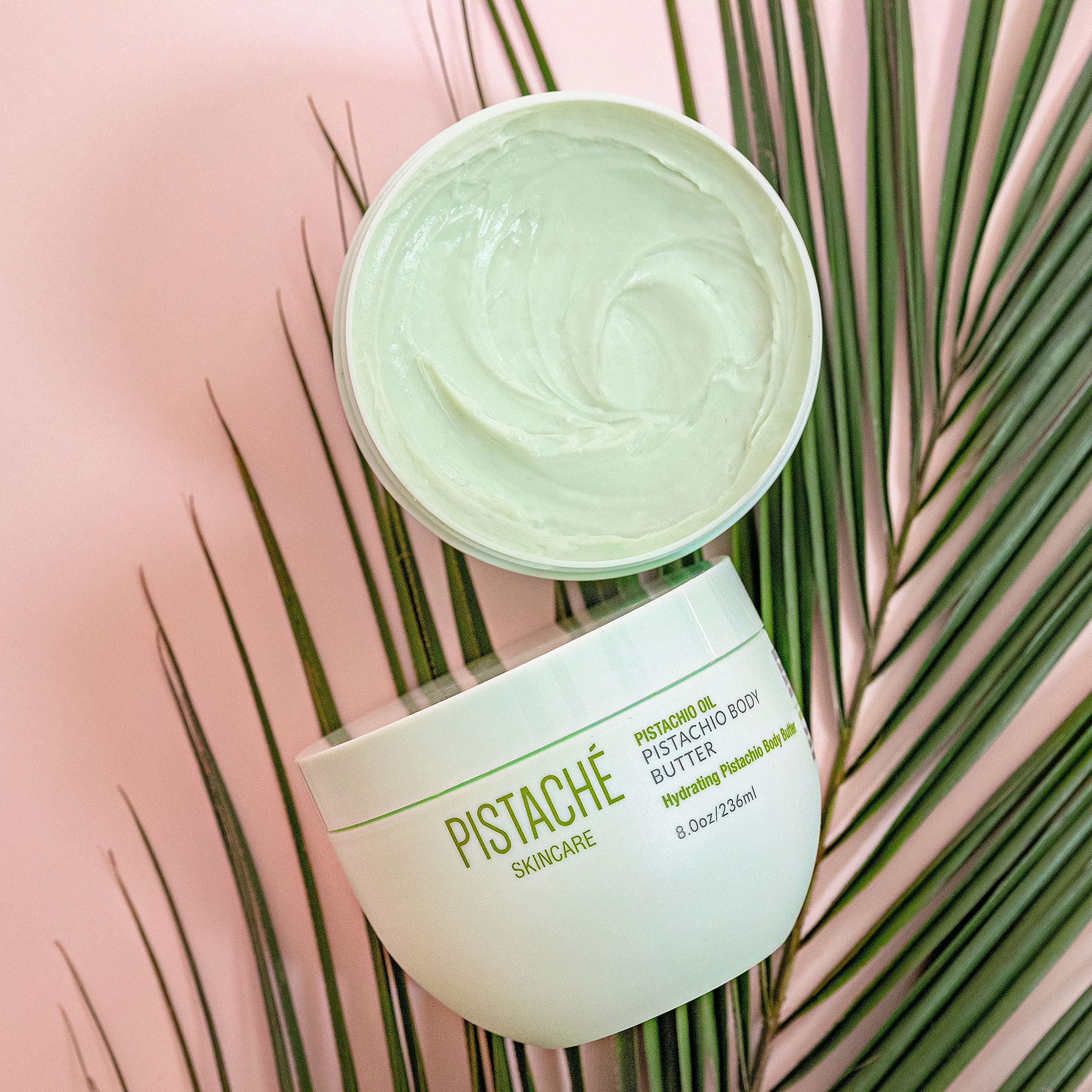 Pistaché Skincare Pistachio Oil Whipped Body Butter Cream | Rich Moisturizer for Dry Skin with Vitamin E & Antioxidant Protection | The Boyfriend Body Butter, 8 oz - Image 5