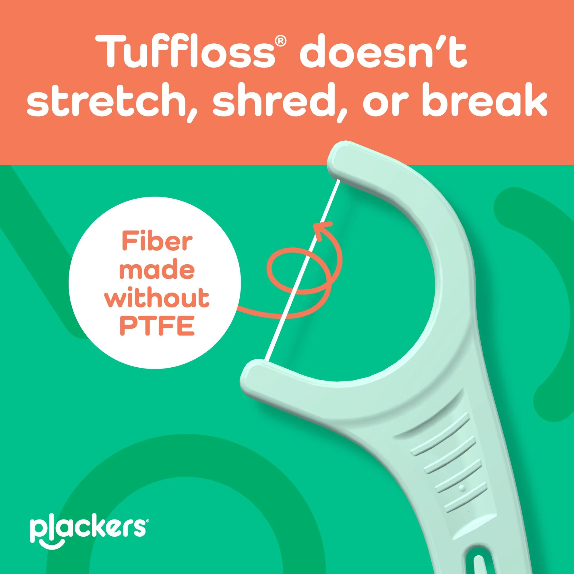 Plackers® Micro Line® Floss Picks - Intense Mint, Floss Fiber Made Without PTFE, 300 Count - Image 6