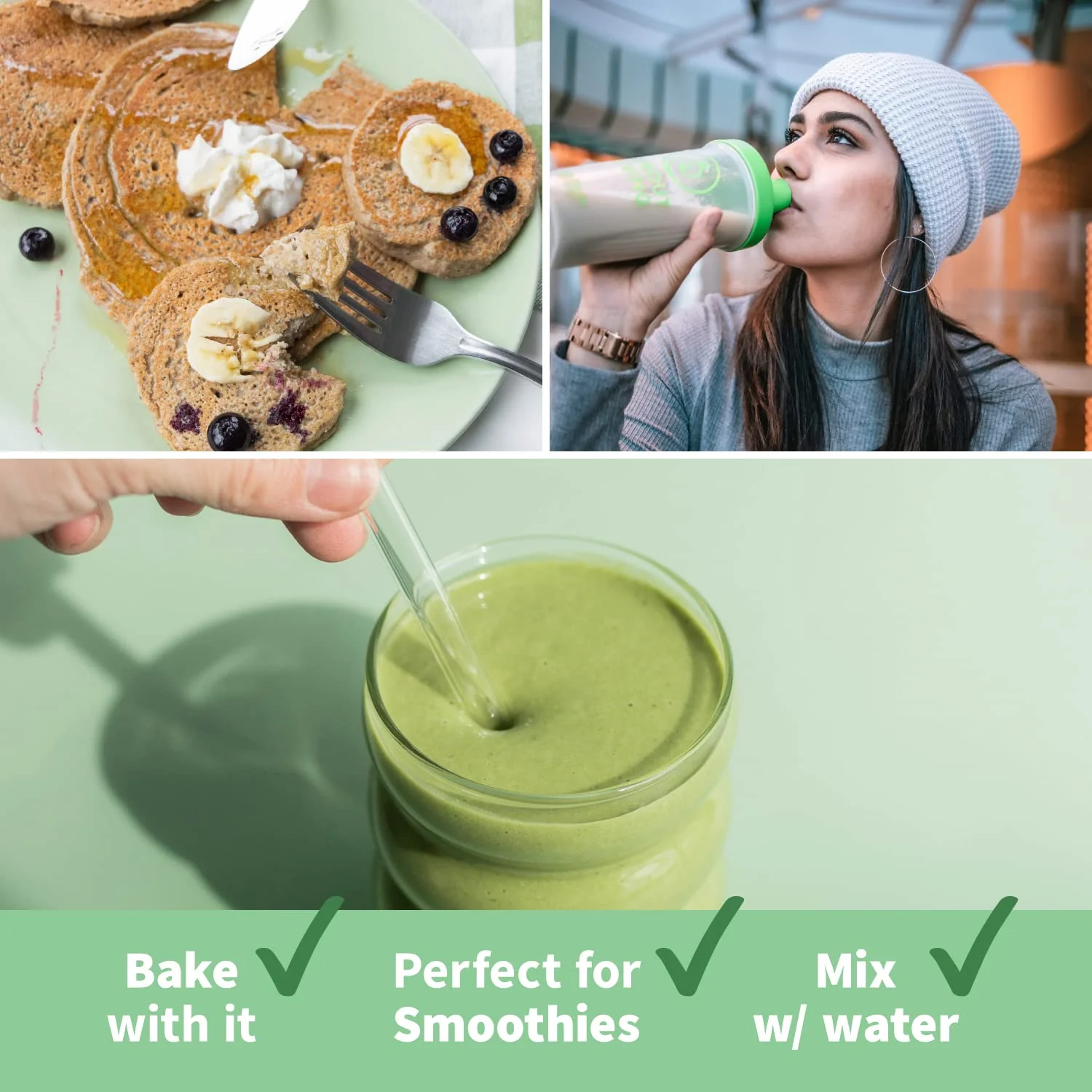 Plant Based Protein & Superfoods Powder, Original, Unflavored | Organic Protein Powder, Vegan, Non Dairy, Non-GMO, Gluten Free, Sugar Free, Perfect Keto Drink Mix (1 lb) - Image 5