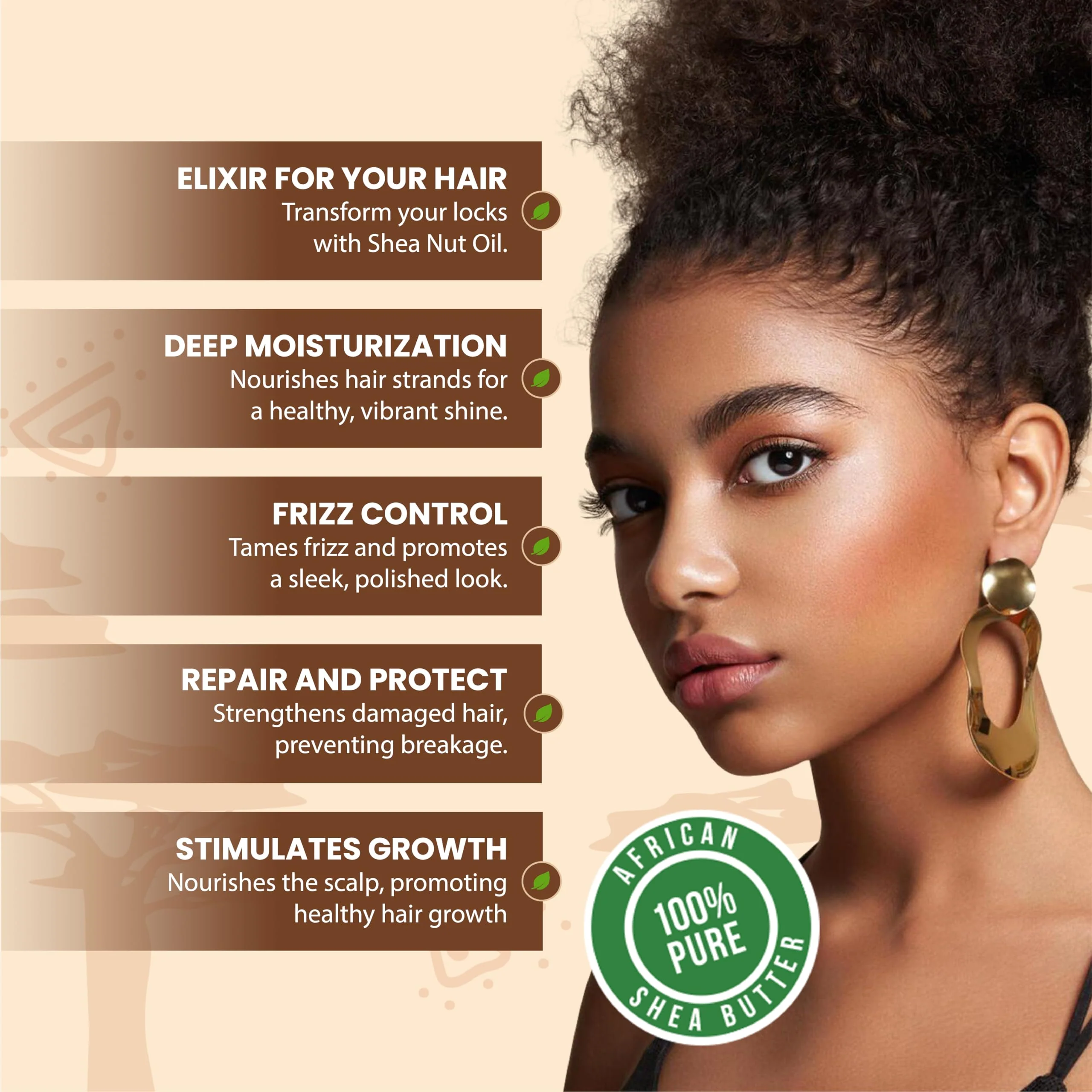 Plant Guru African Shea Nut Butter Oil 16 fl. oz. 100% Pure Natural Skin, Face, Hair Growth And Moisturizer. DIY Body Butters, Lotions, Creams, Lip Balm And Soap Making. - Image 6