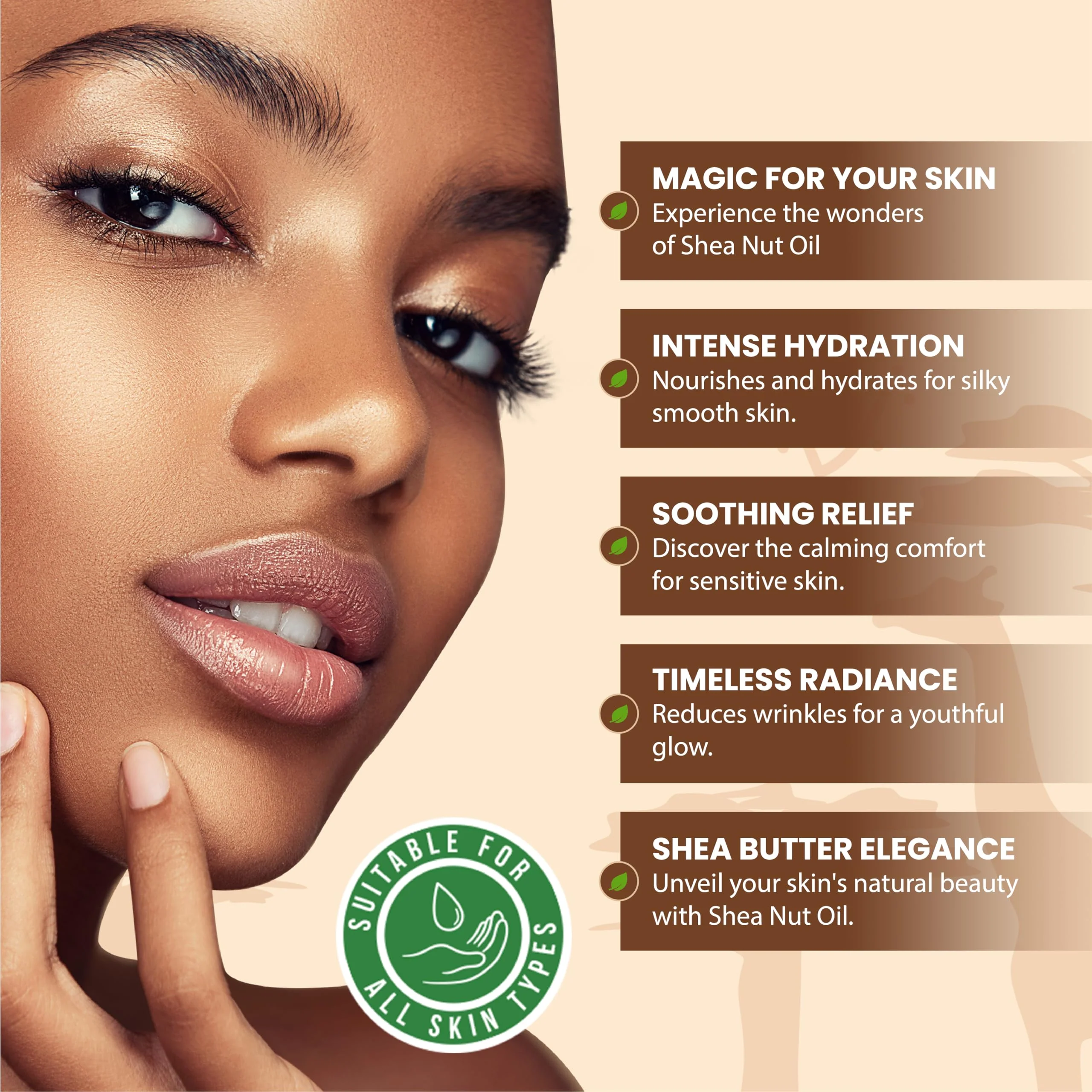 Plant Guru African Shea Nut Butter Oil 16 fl. oz. 100% Pure Natural Skin, Face, Hair Growth And Moisturizer. DIY Body Butters, Lotions, Creams, Lip Balm And Soap Making. - Image 7