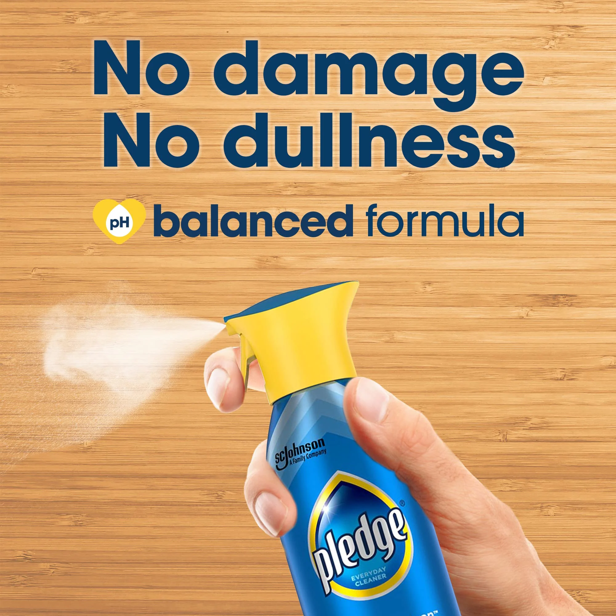 Pledge pH-Balanced Multisurface Spray, Gently Clean 101 Surfaces, Remove Dust and Messes, No Residue - Rainshower Scent, 9.7oz, Pack of 6 - Image 7