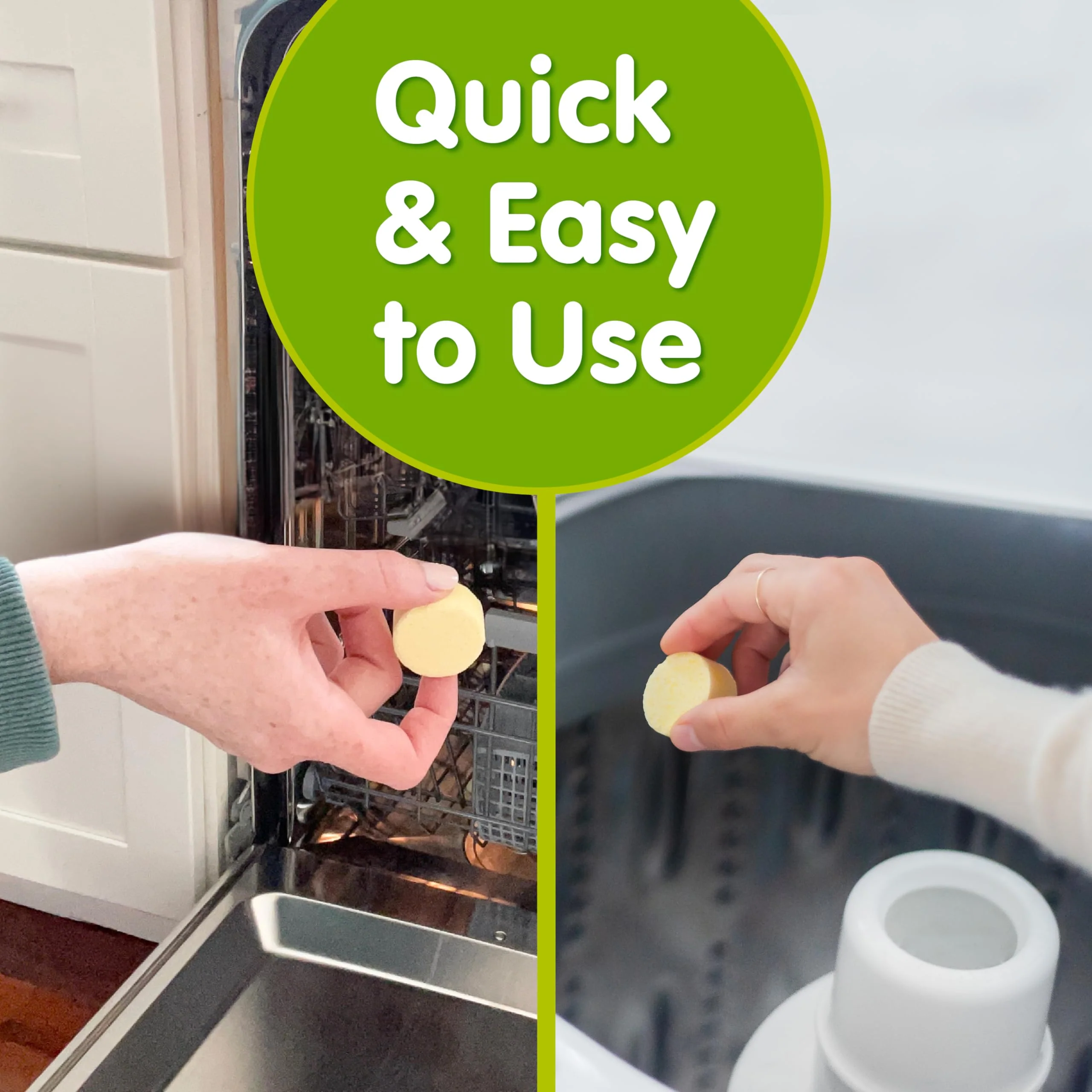 Plink Washer and Dishwasher Freshener Cleaner 4-Pack, 16 Tablets Total, Count - Image 4