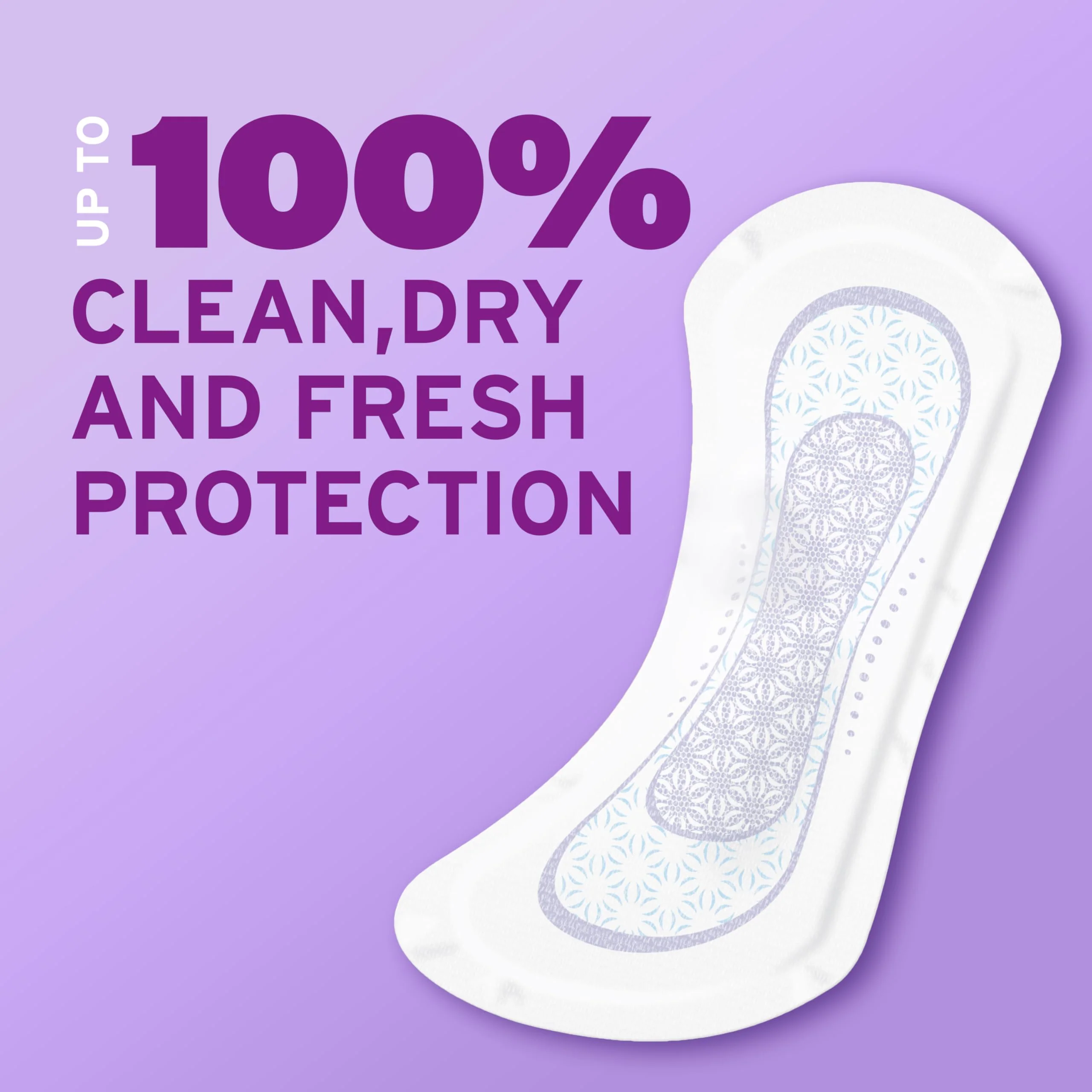 Poise Daily Liners, Incontinence Panty Liners for Bladder Leaks, 2 Drop Very Light Absorbency, Regular Length, 48 Count of Pantiliners, Packaging May Vary - Image 6